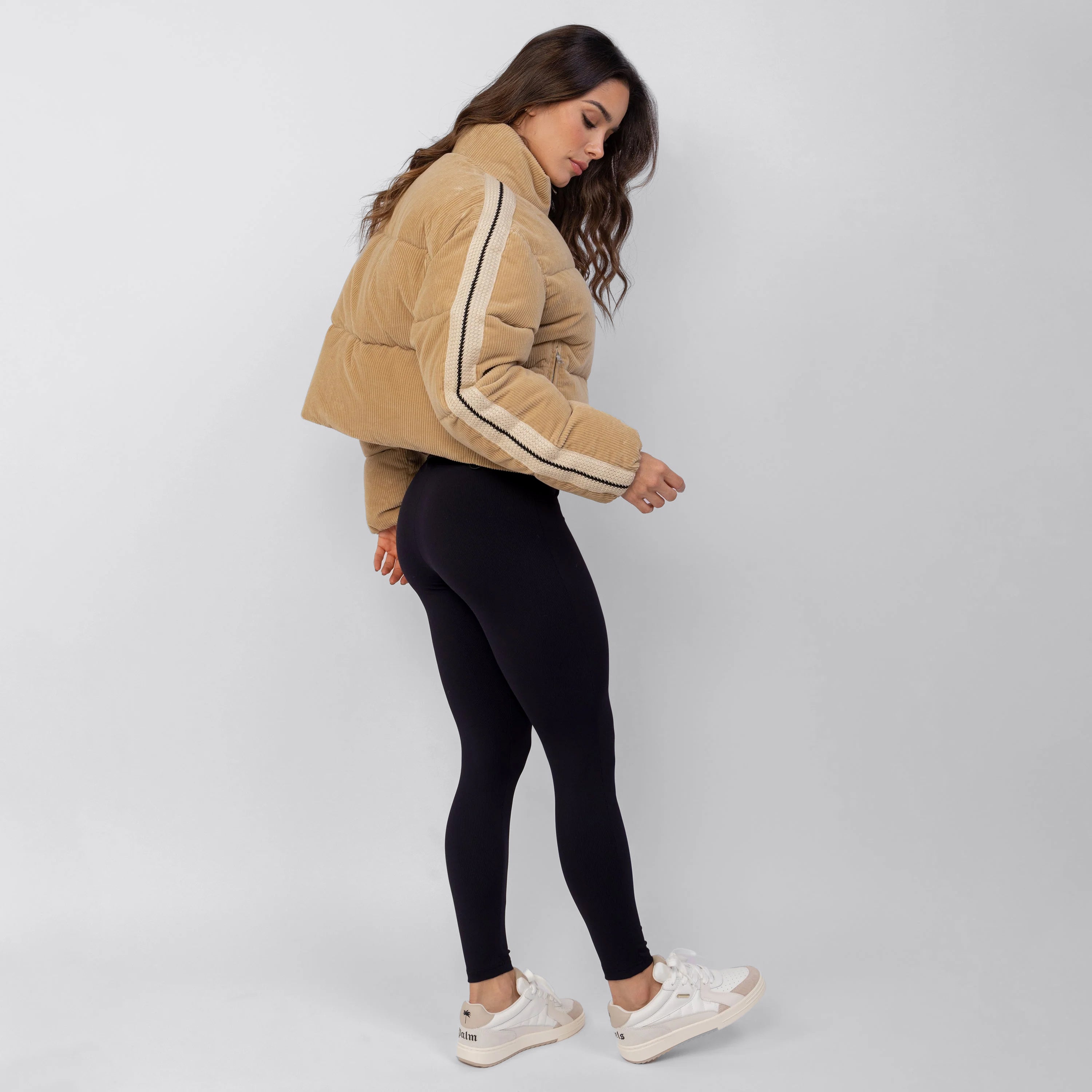 Chaqueta Beige Palm Angels Corduroy
