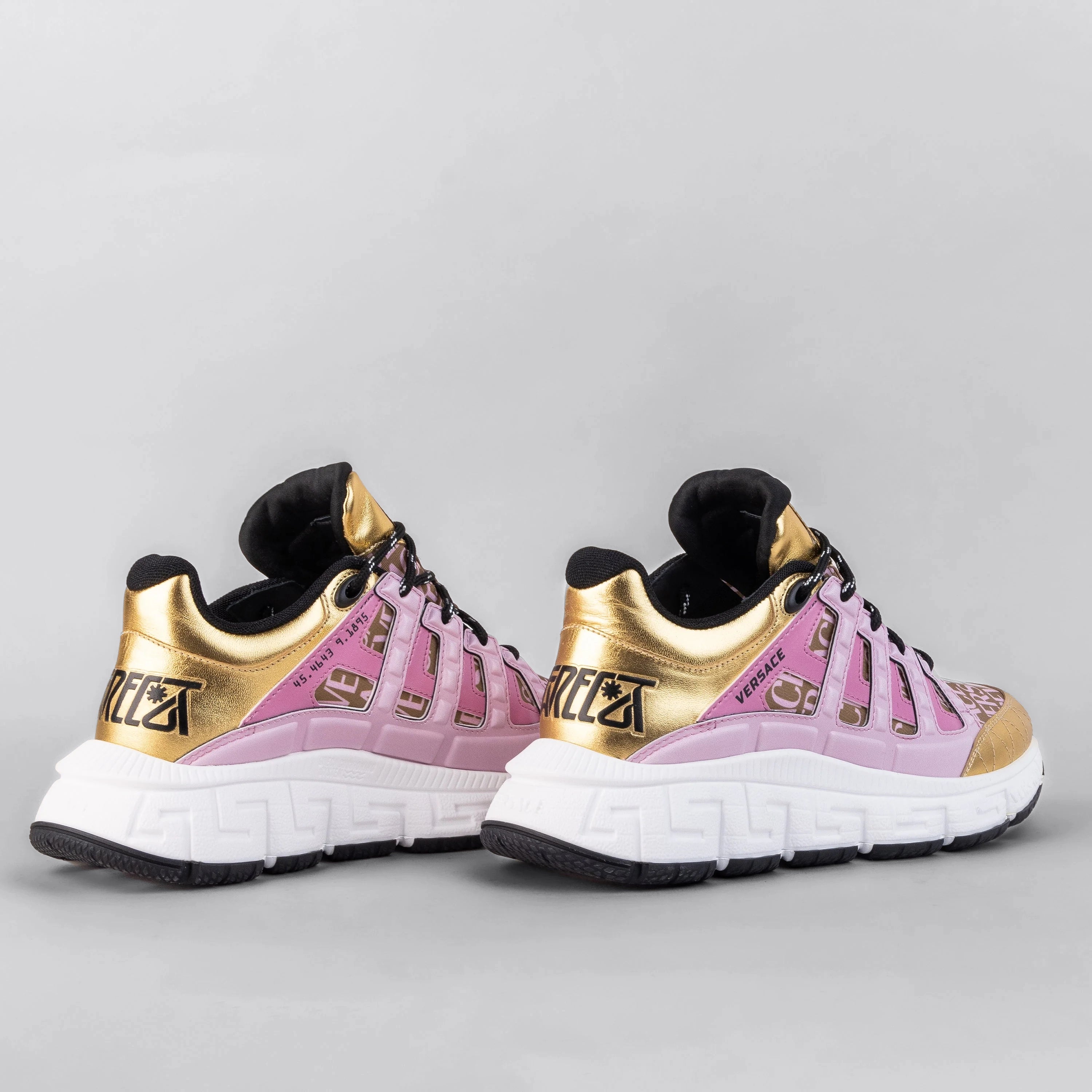 Sneakers Rosado Versace Gold Monogram Trigreca