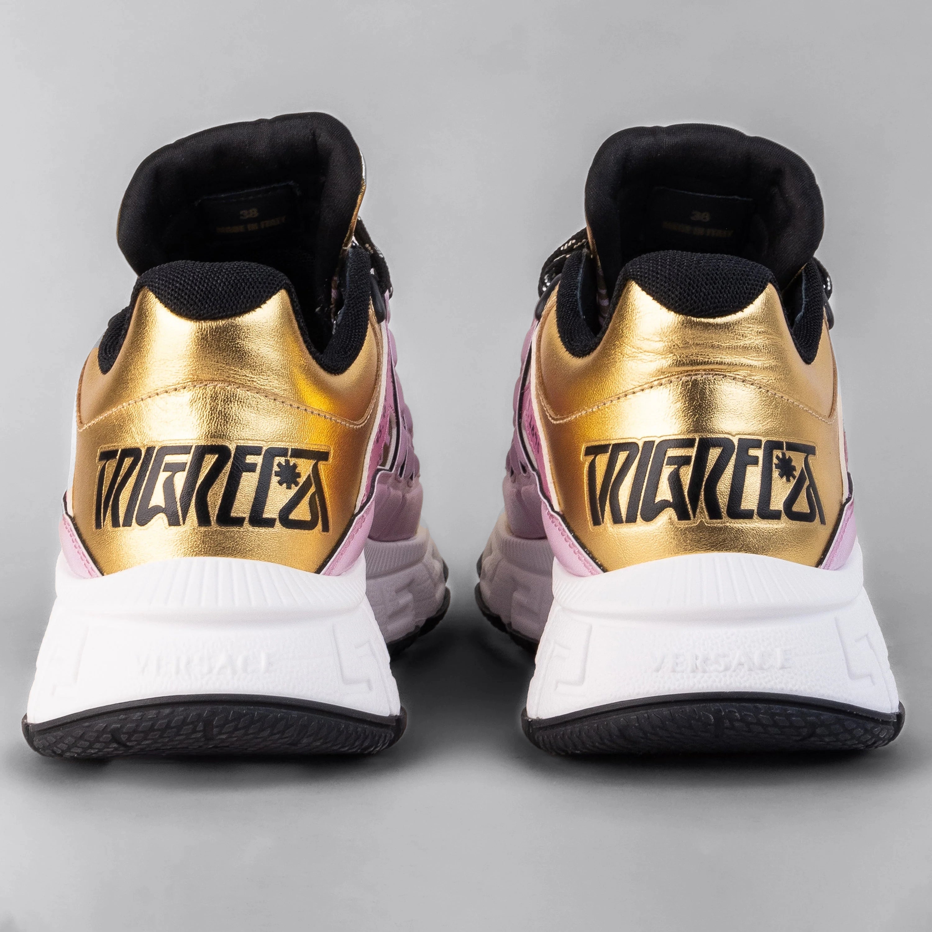 Sneakers Rosado Versace Gold Monogram Trigreca
