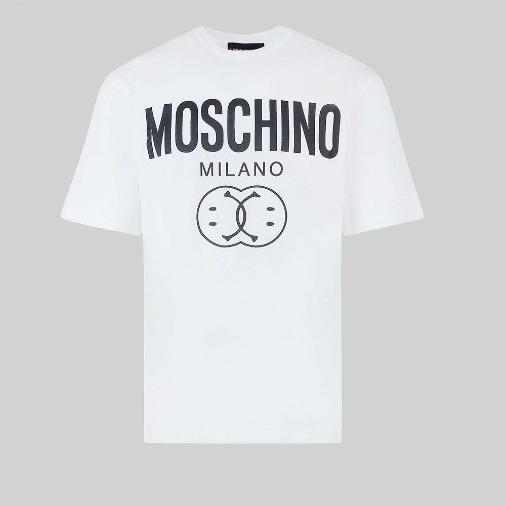 Camiseta Blanca Moschino Couture Logo Smile