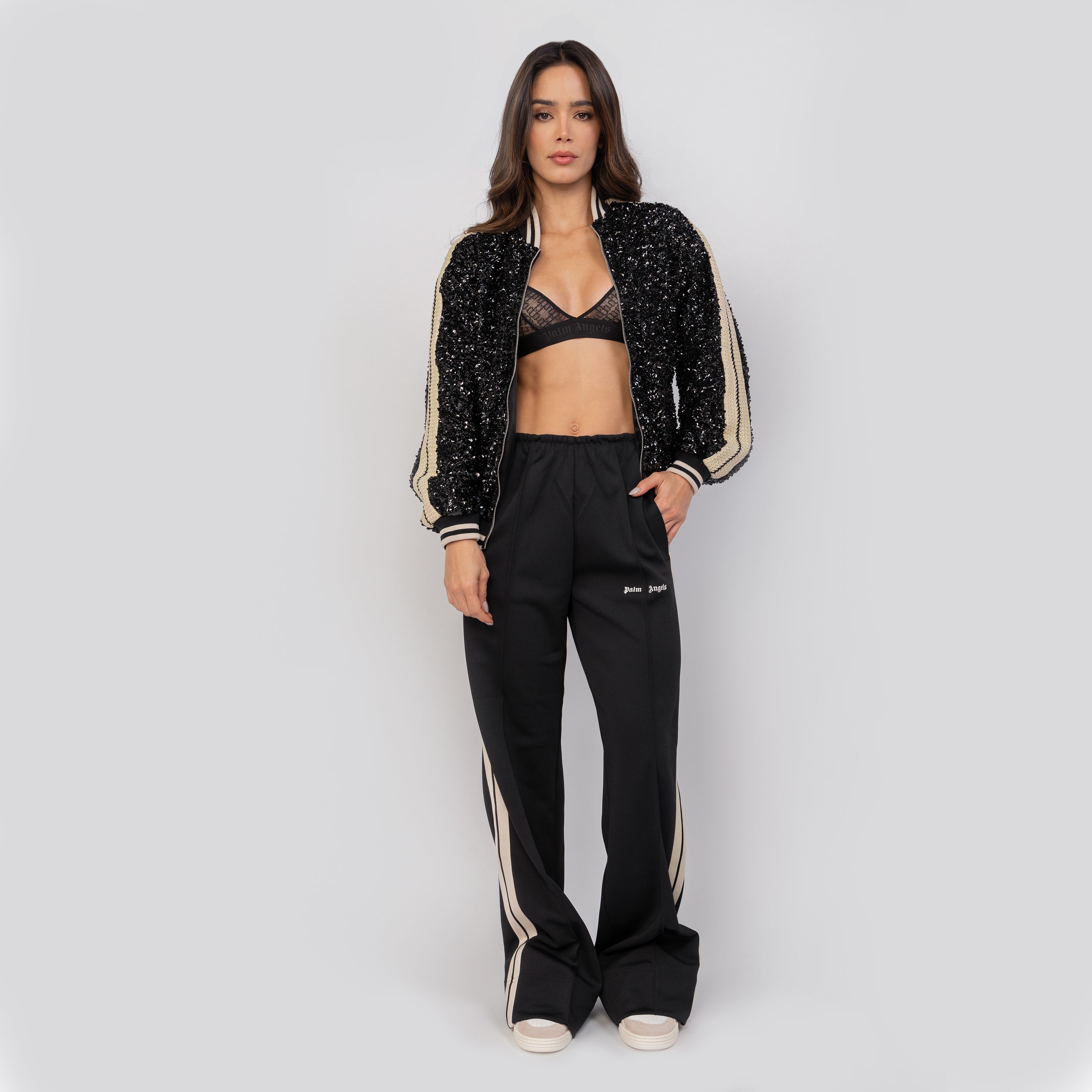 Pantalón Negra Palm Angels Classic Loose