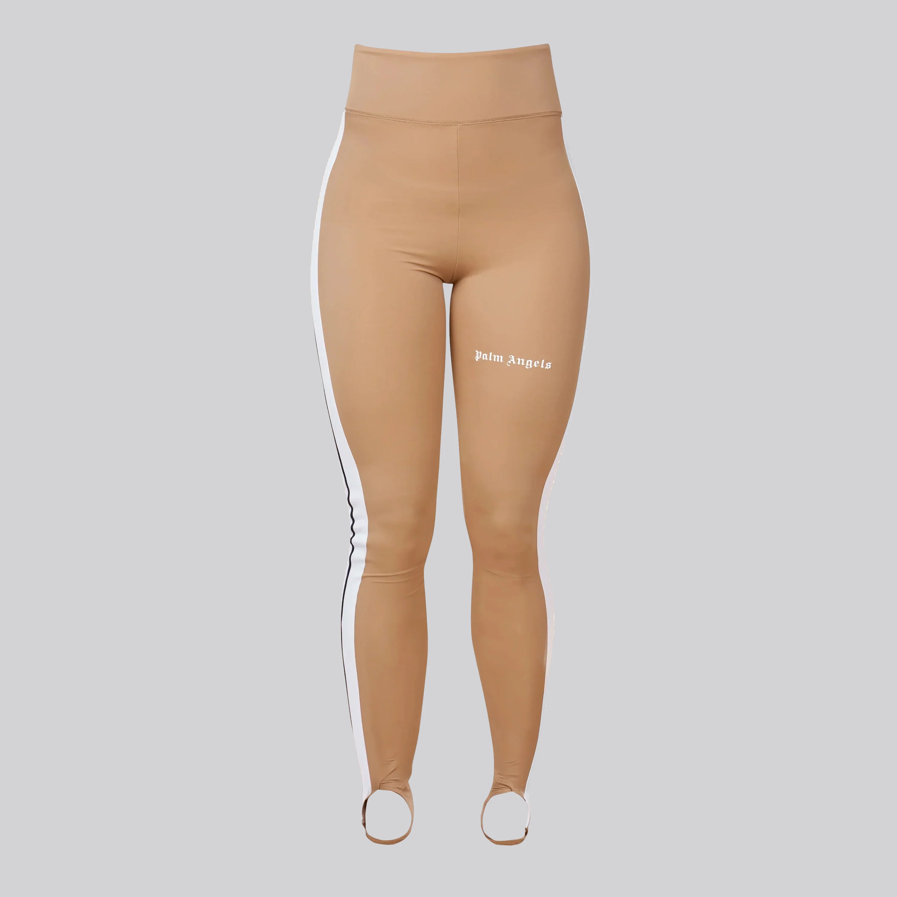 Legging Beige Palm Angels Track Tirrup