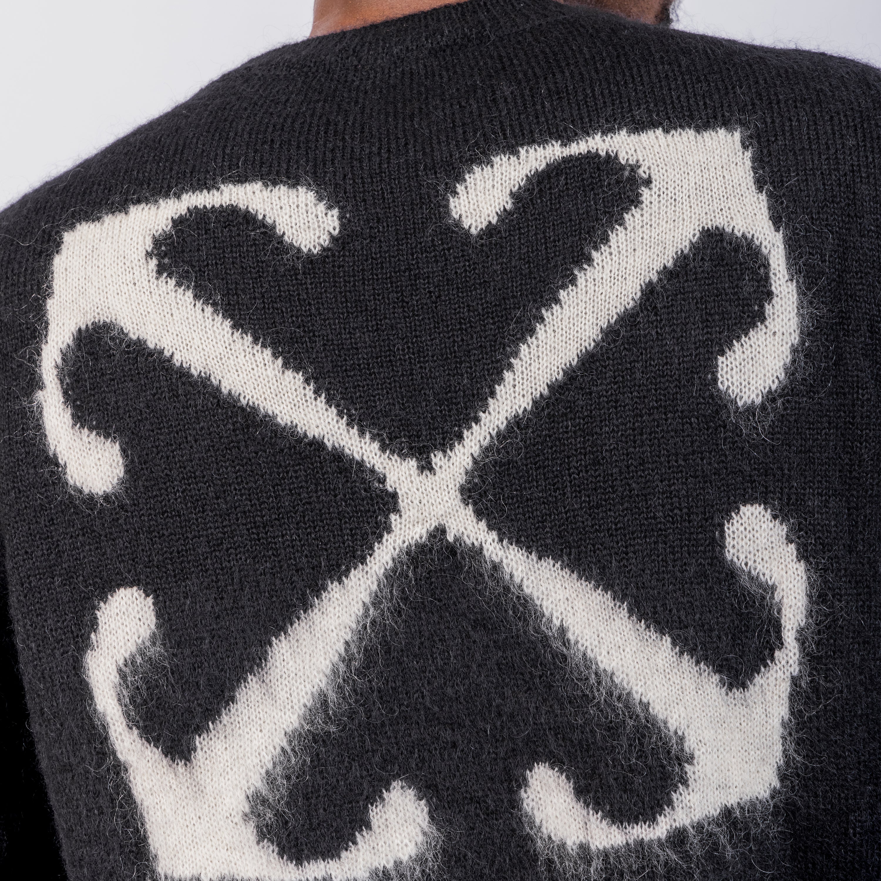 Suéter Negro Off-White Knit