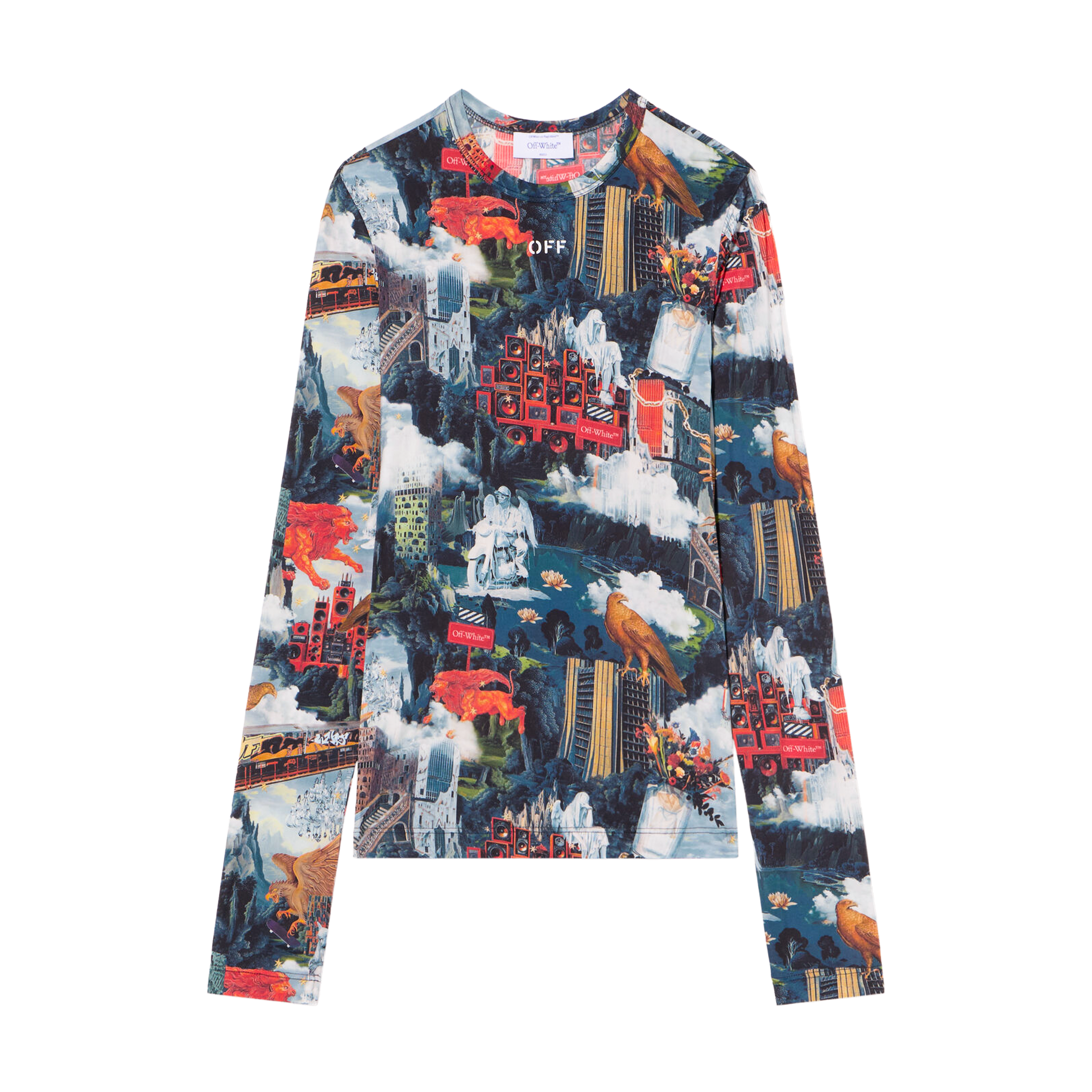 Blusa Multicolor Off-White World Paint