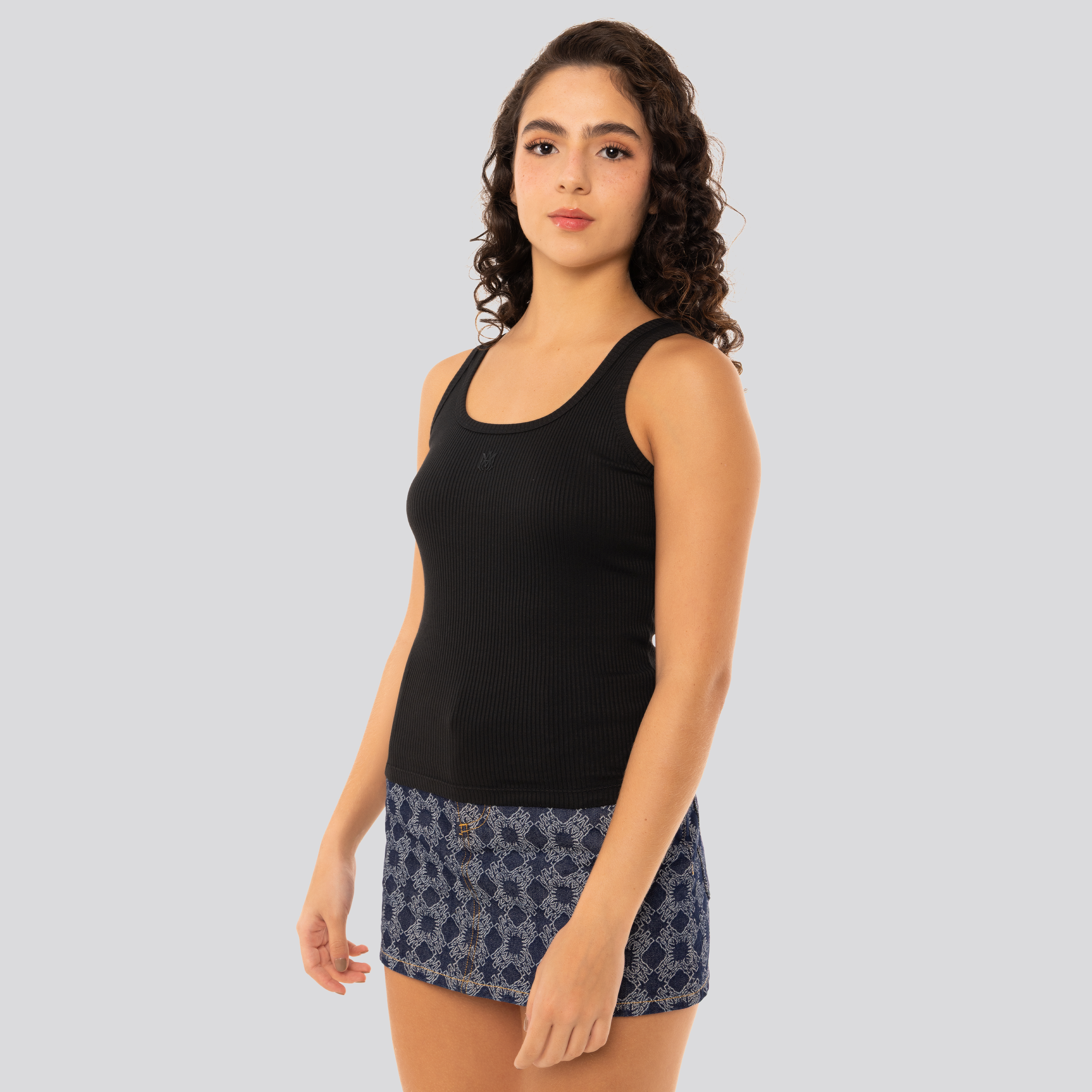 Top Negro AMIRI MA Embroidery