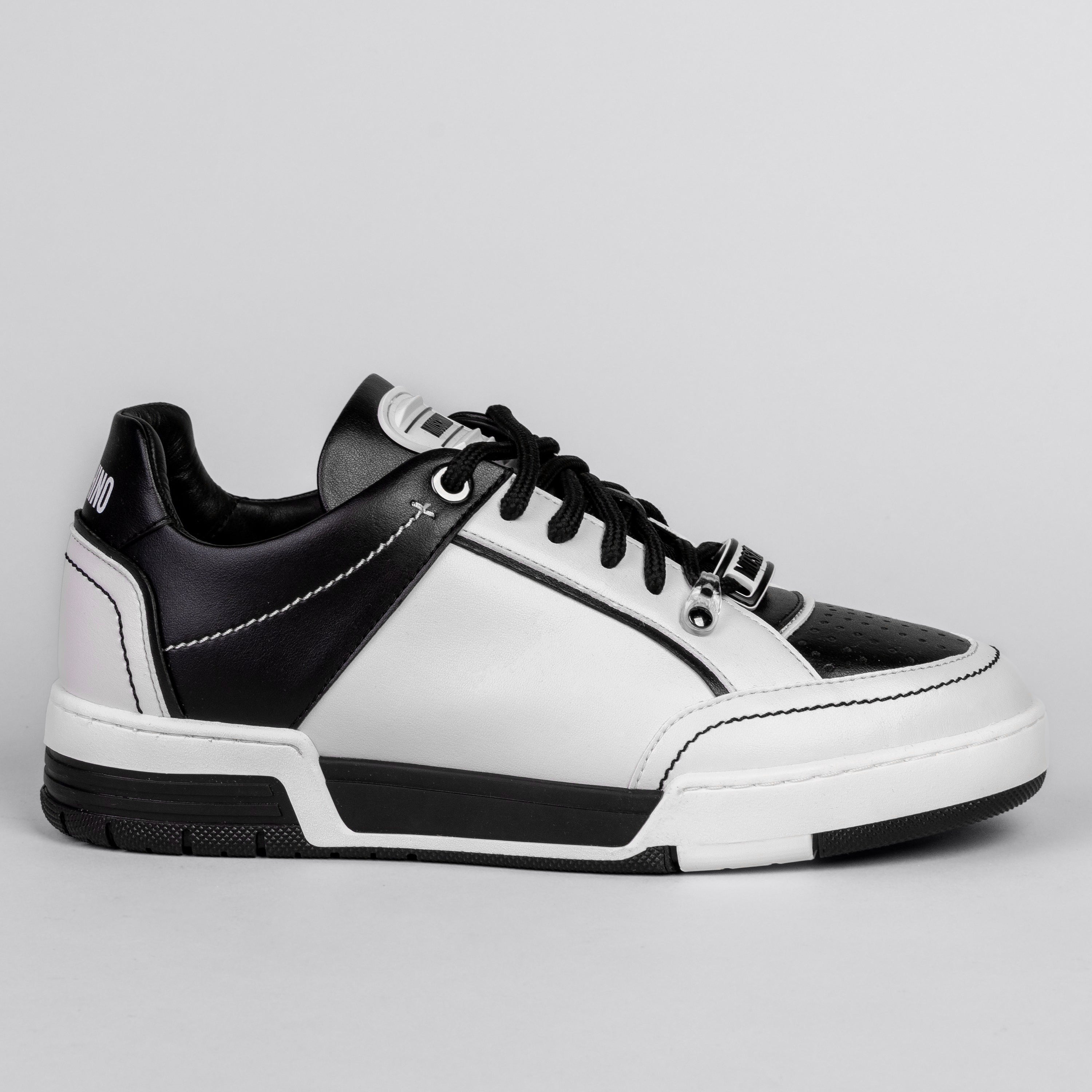 Sneakers Blanco Moschino Negro Two-Tone