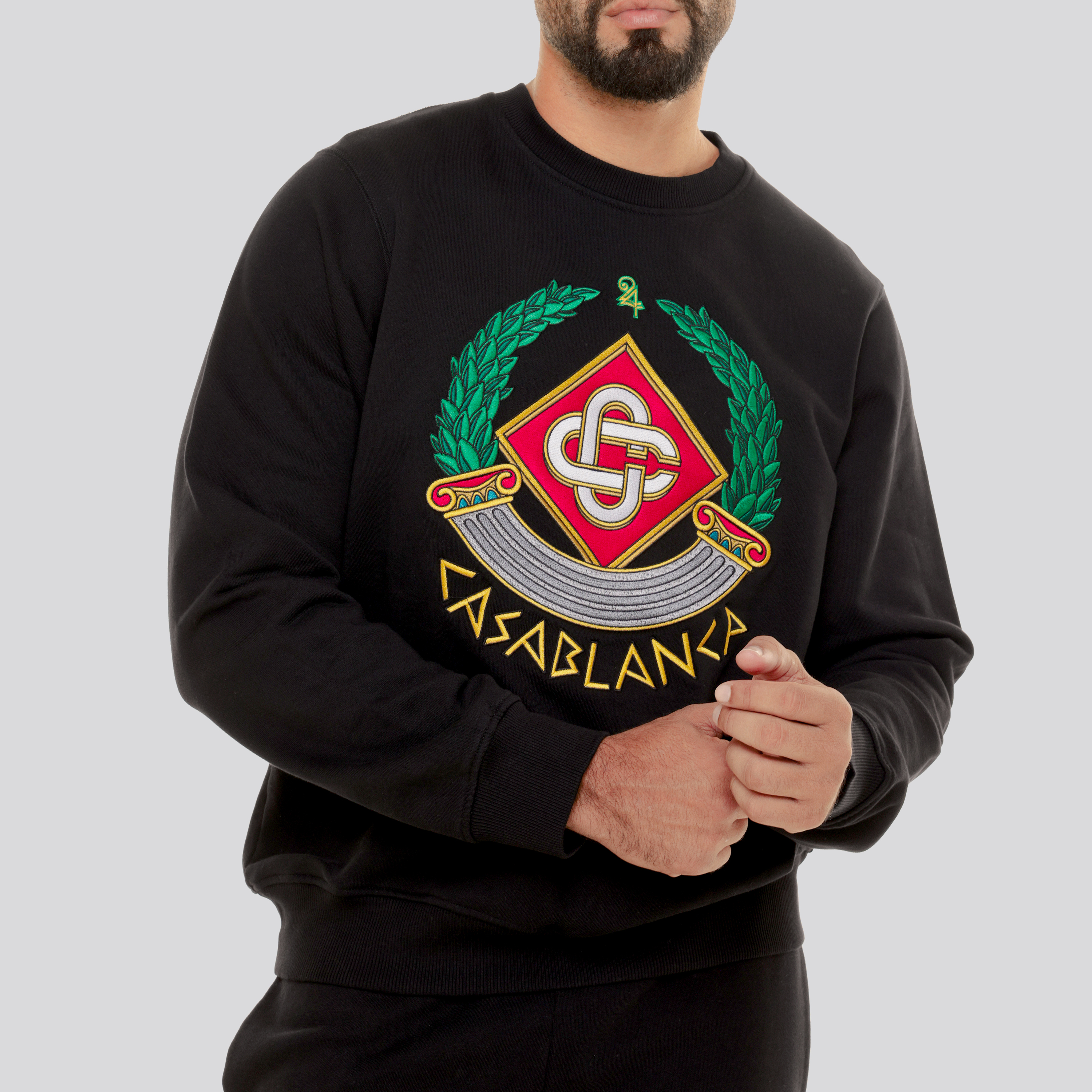 Buzo Negro Casablanca Crest