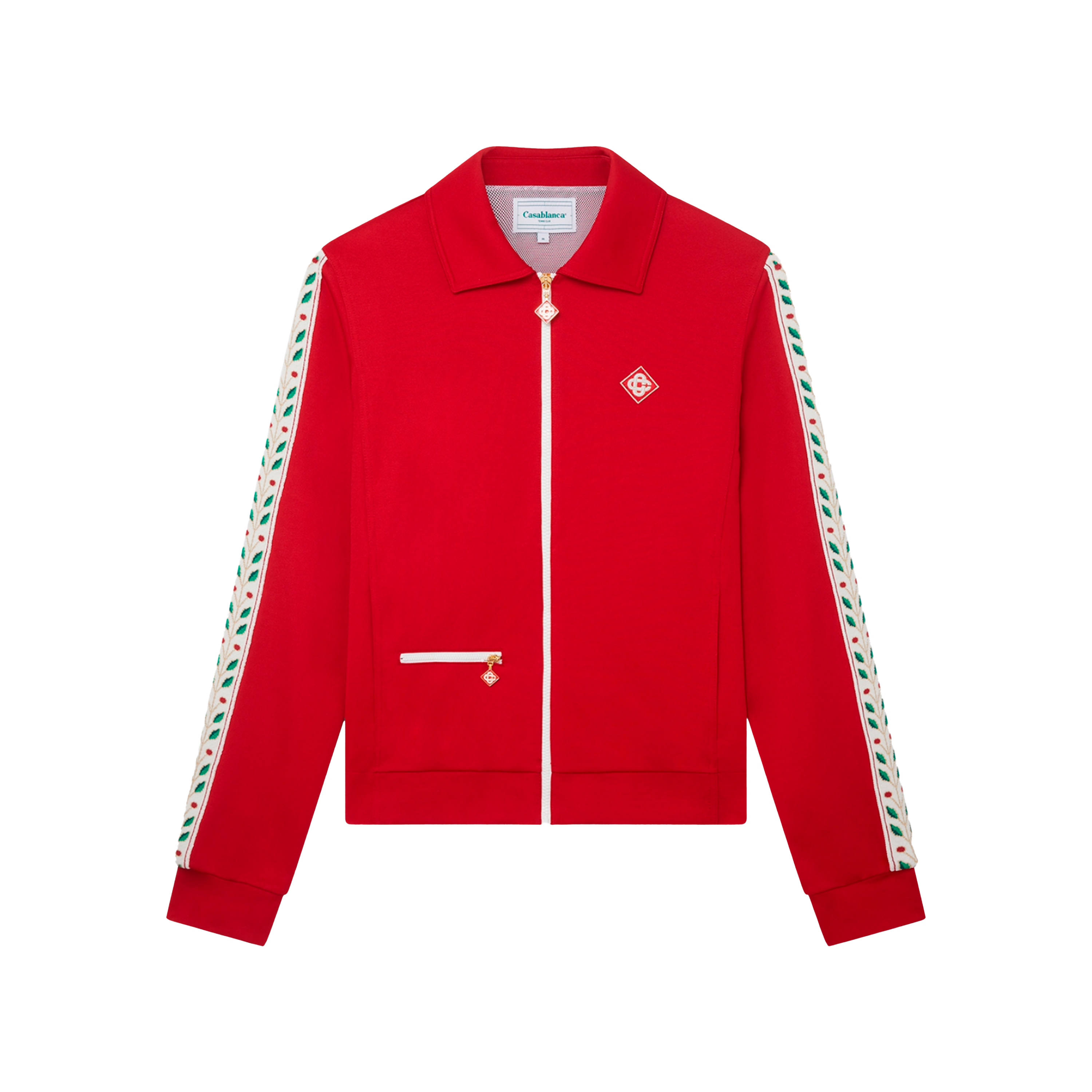 Chaqueta Rojo Casablanca Laurel Tricot