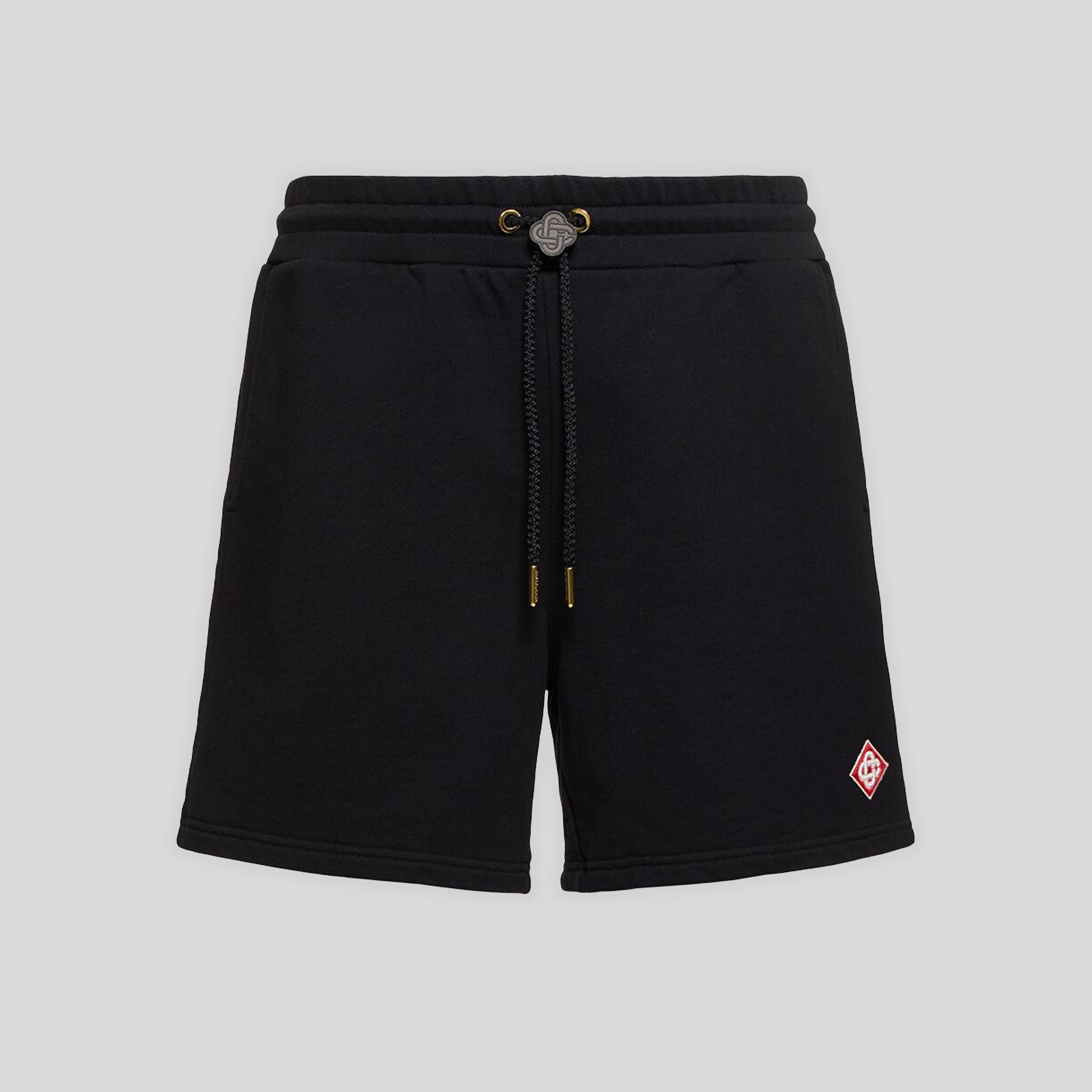 Shorts Negro Casablanca Logo-Patch