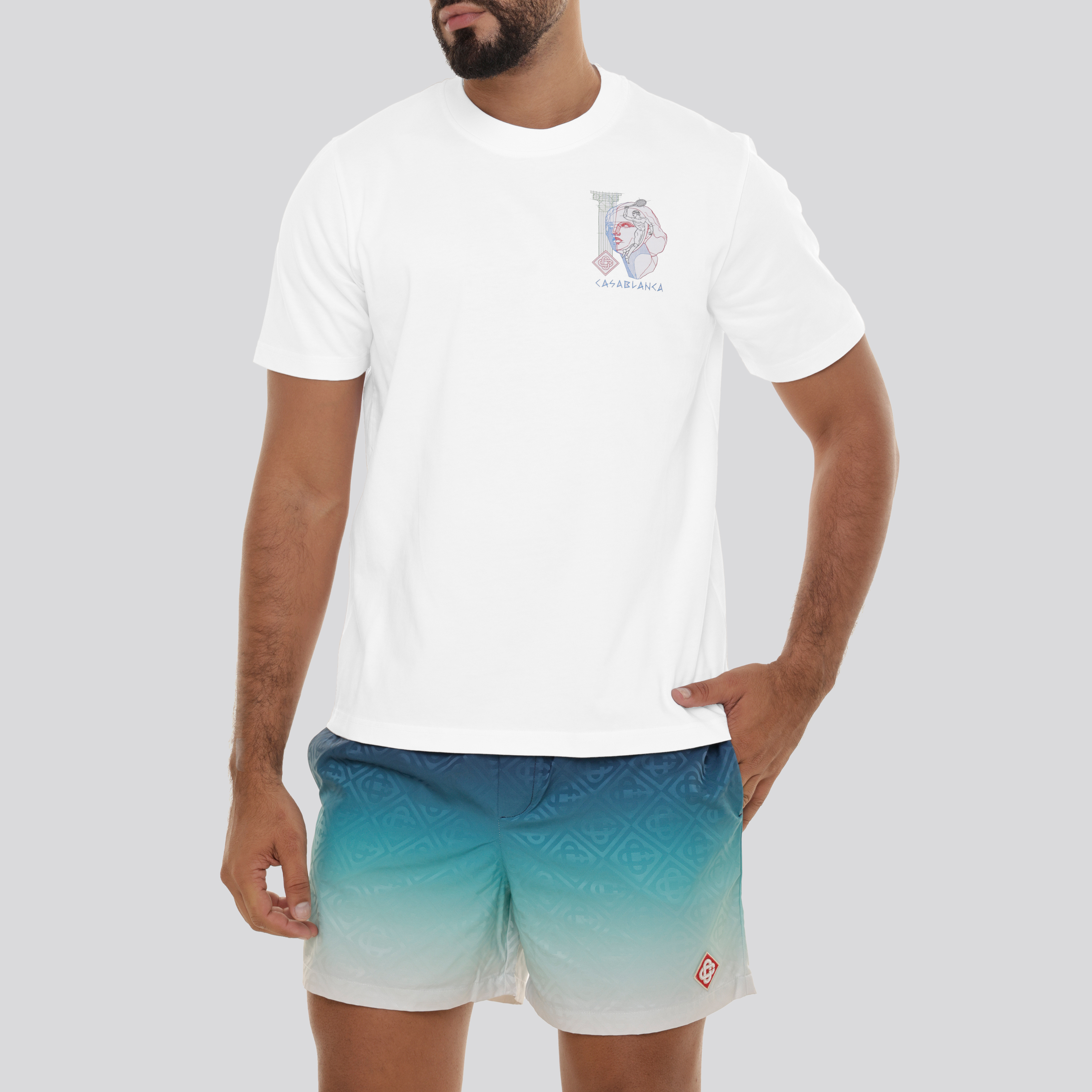 Camiseta Blanca Casablanca Tennis Play