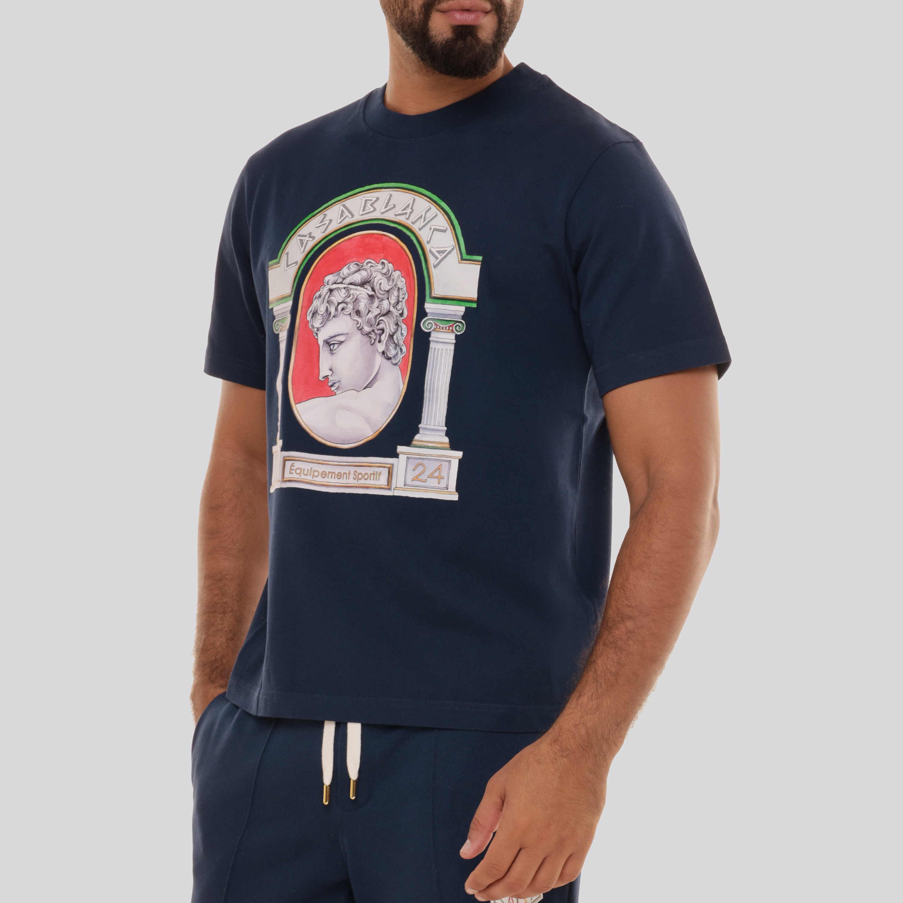 Camiseta Azul Casablanca Medaille