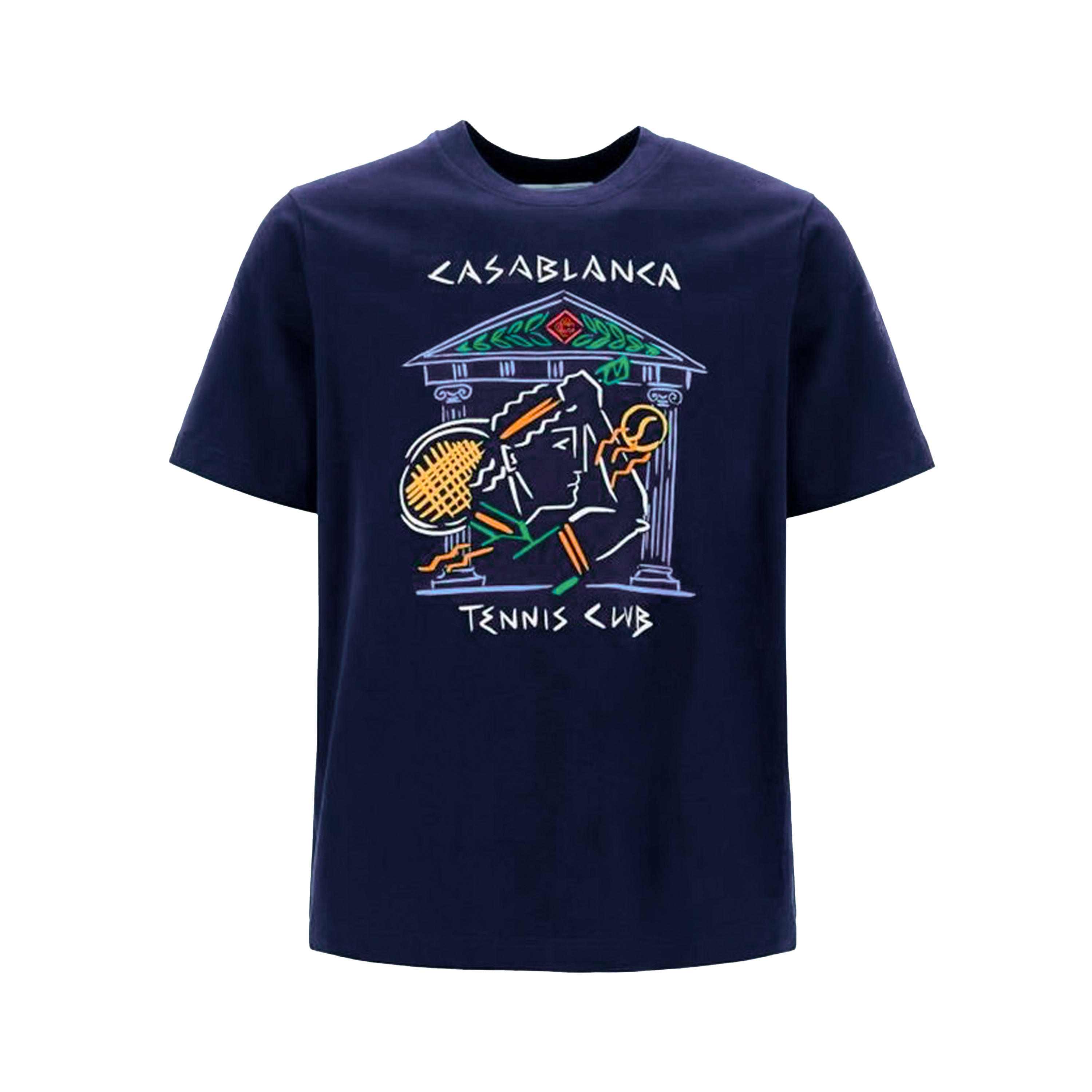 Camiseta Azul Casablanca Crayon Temple