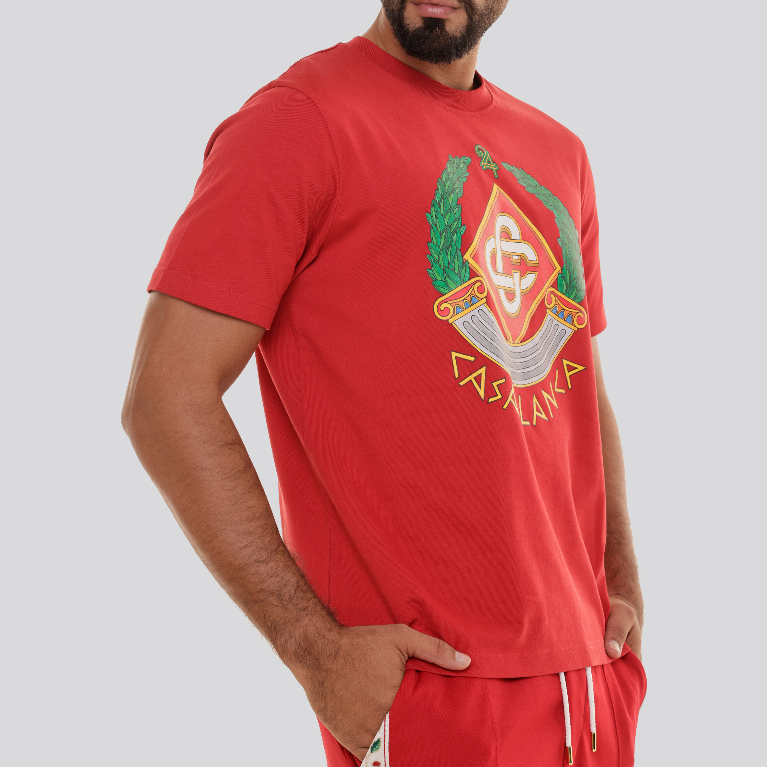 Camiseta Roja Casablanca Crest