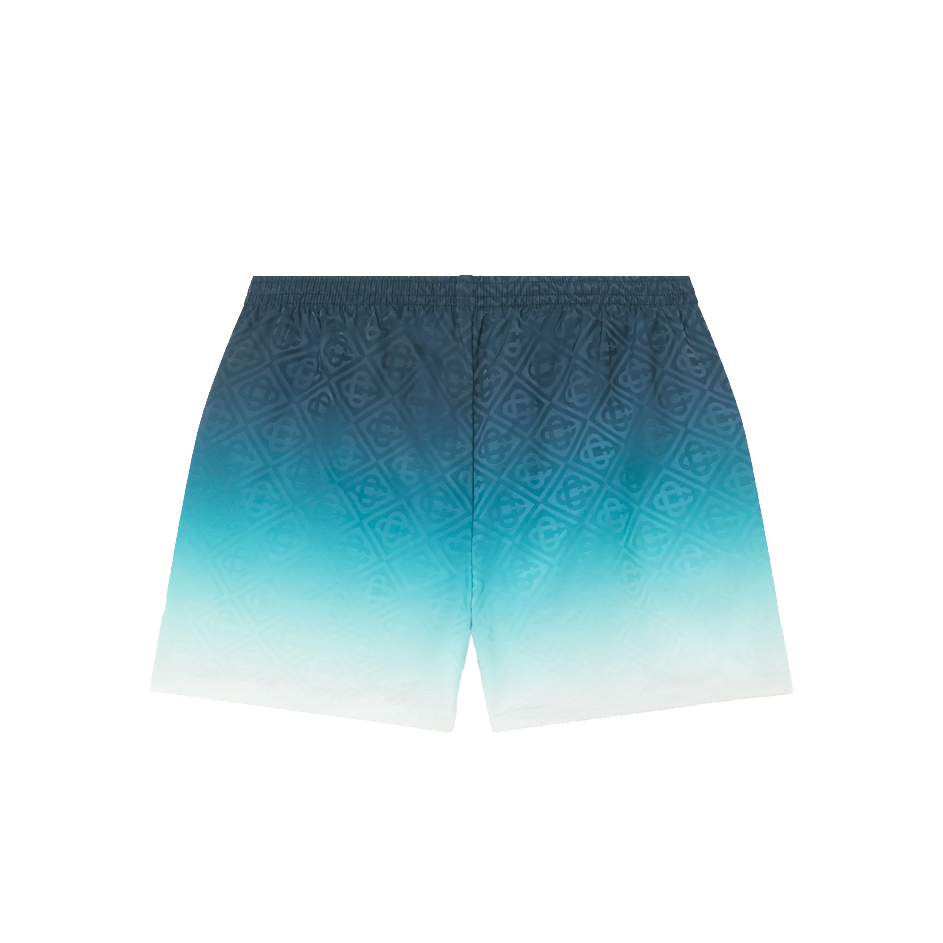 Pantaloneta Azul Casablanca Logo Jacquard