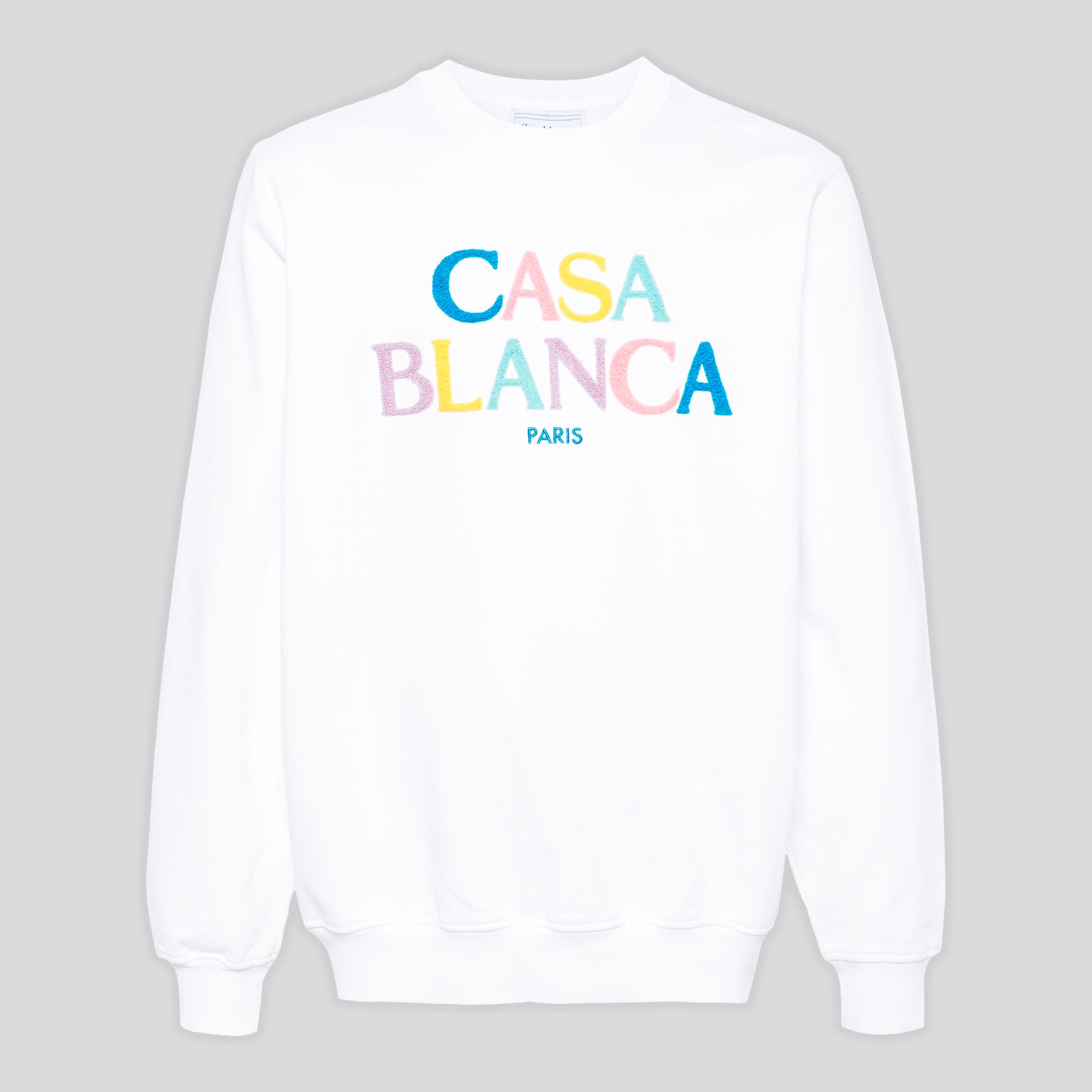 Buzo Blanco Casablanca Multicolor Logo