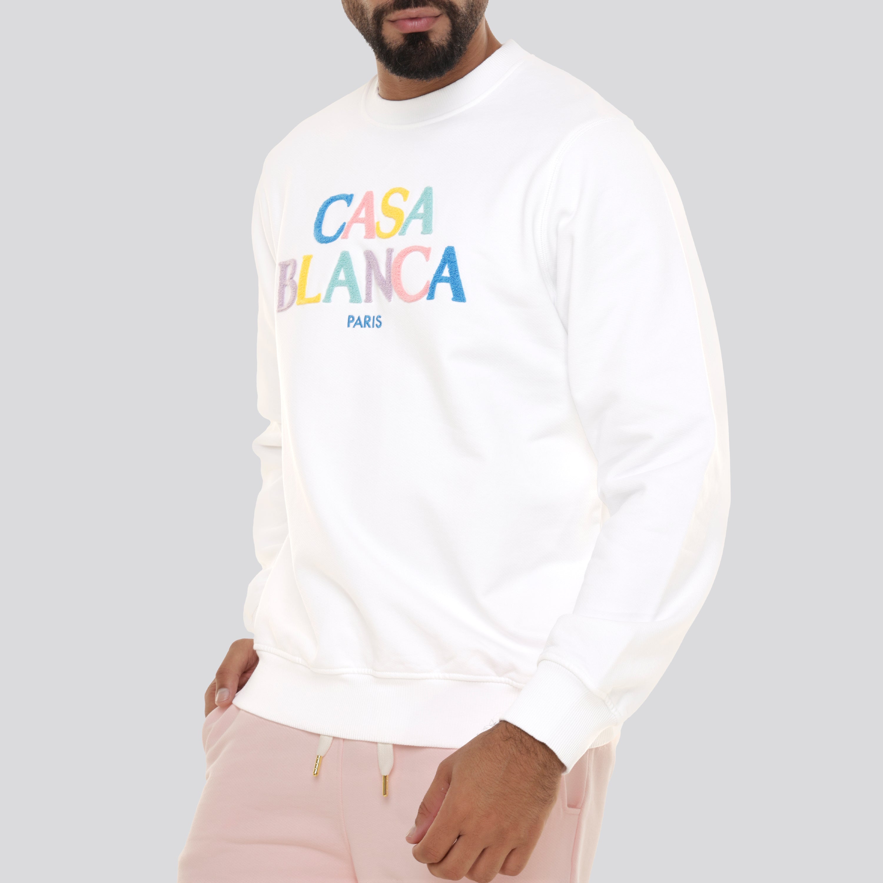 Buzo Blanco Casablanca Multicolor Logo