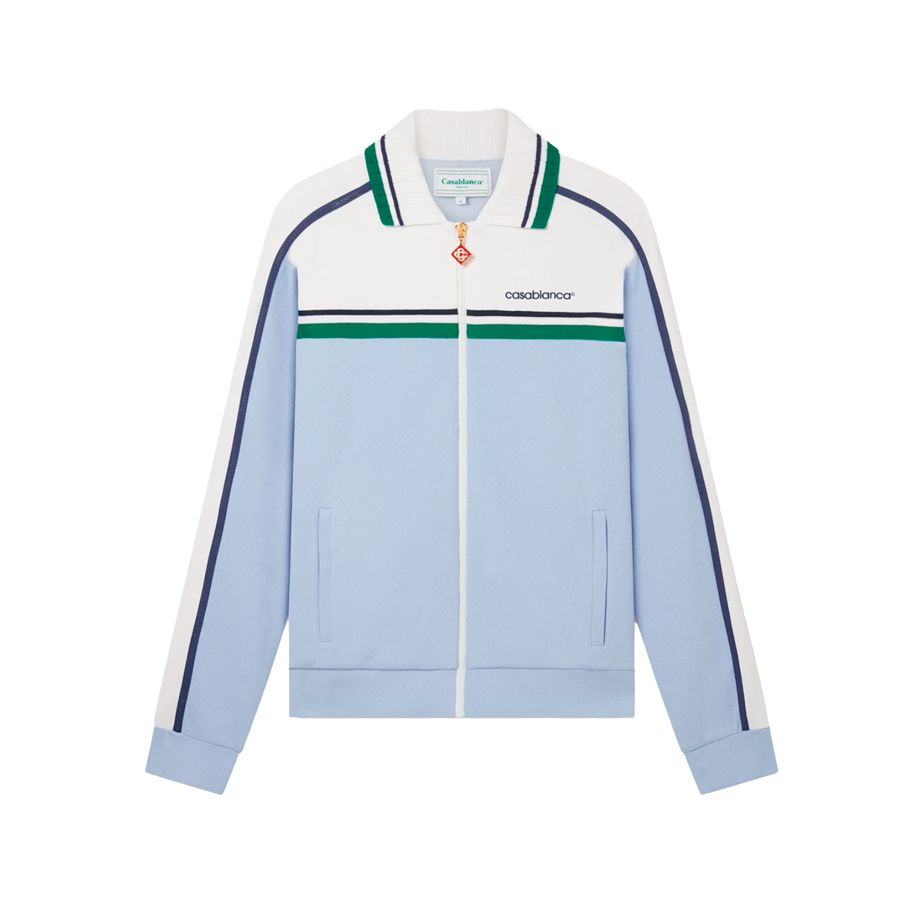 Chaqueta Celeste Casablanca Embroidered Logo