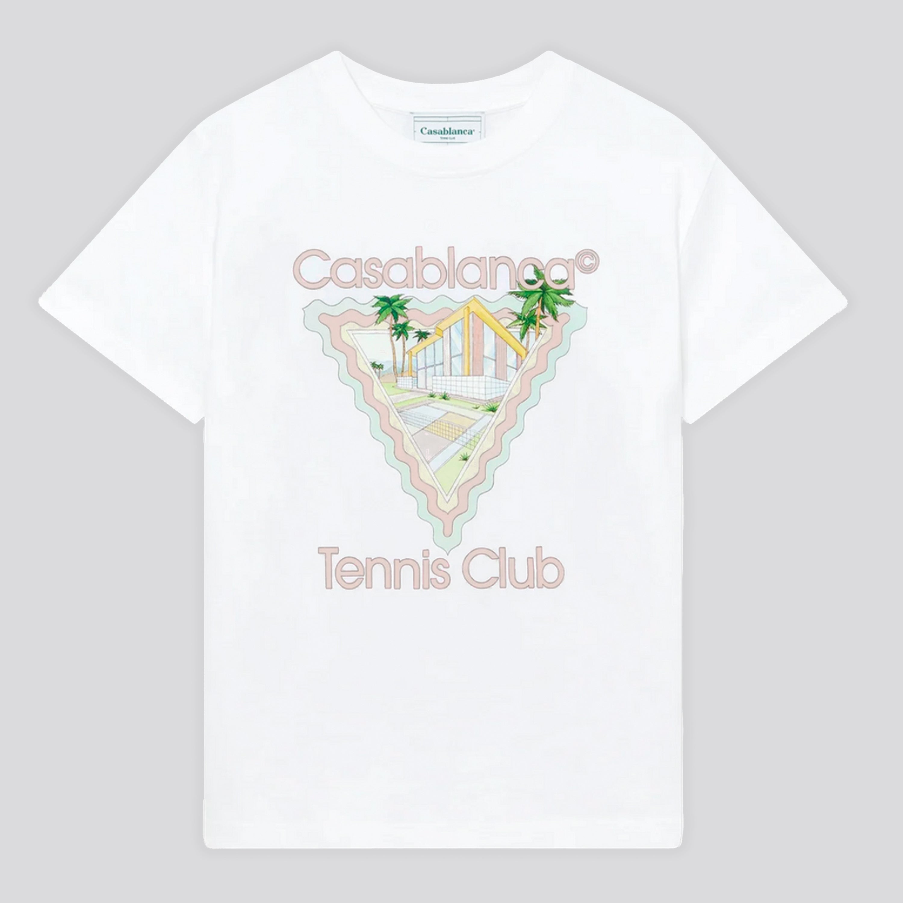 Camiseta Blanca Casablanca Tennis Club Icon