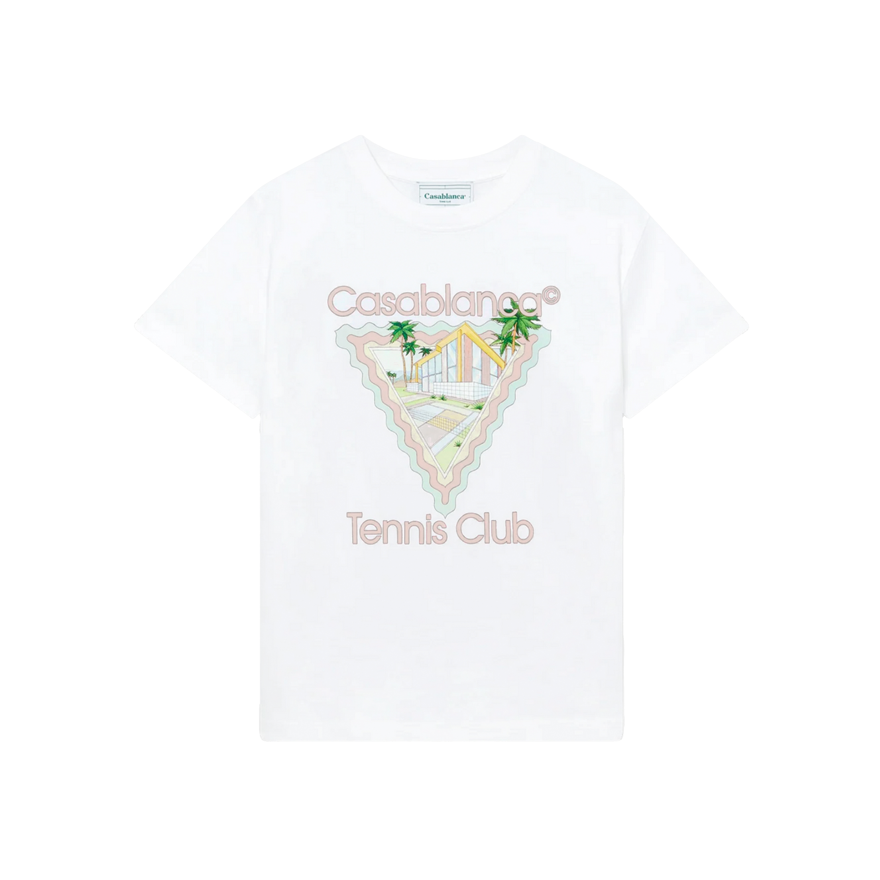 Camiseta Blanca Casablanca Tennis Club Icon