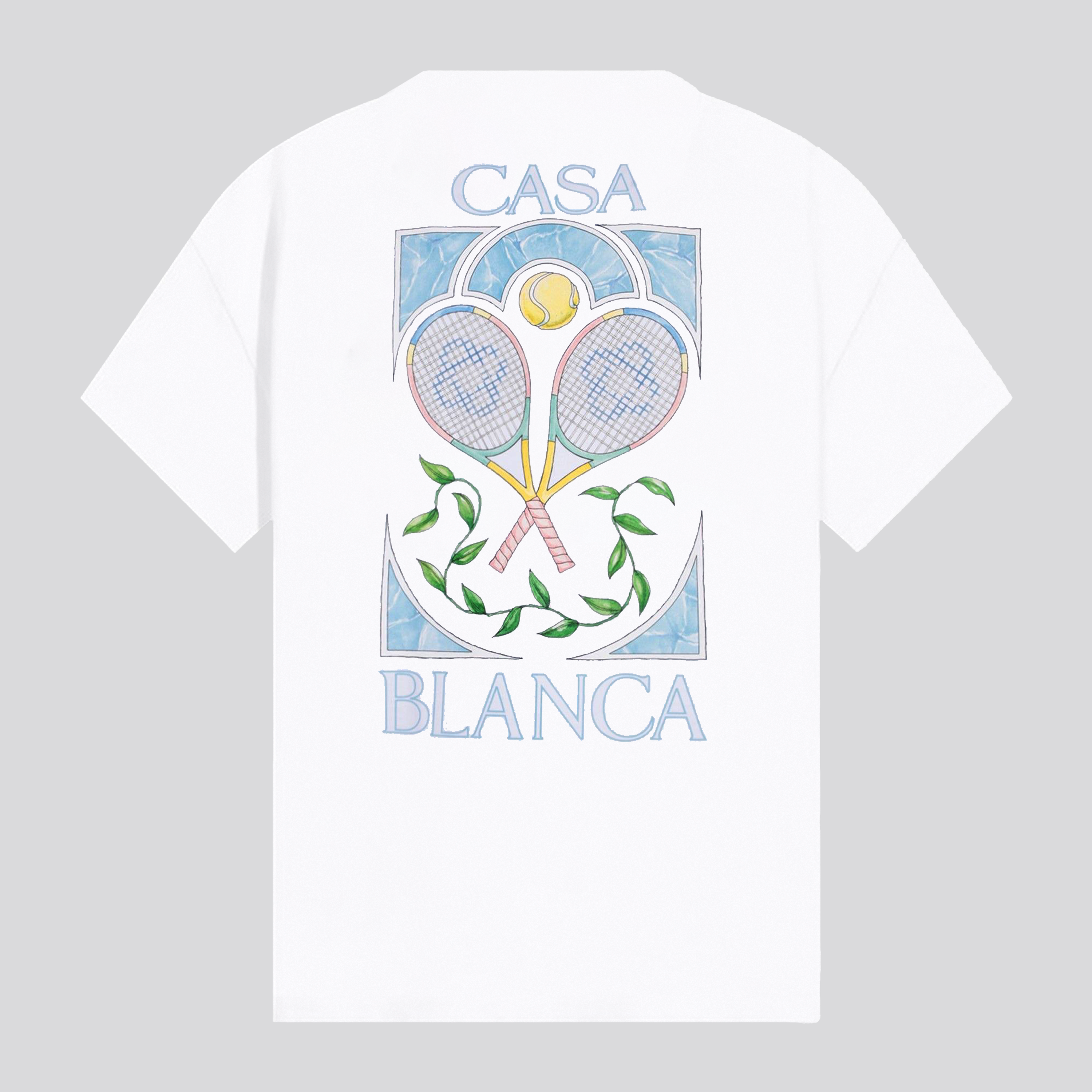 Camiseta Blanca Casablanca Tennis Pastelle