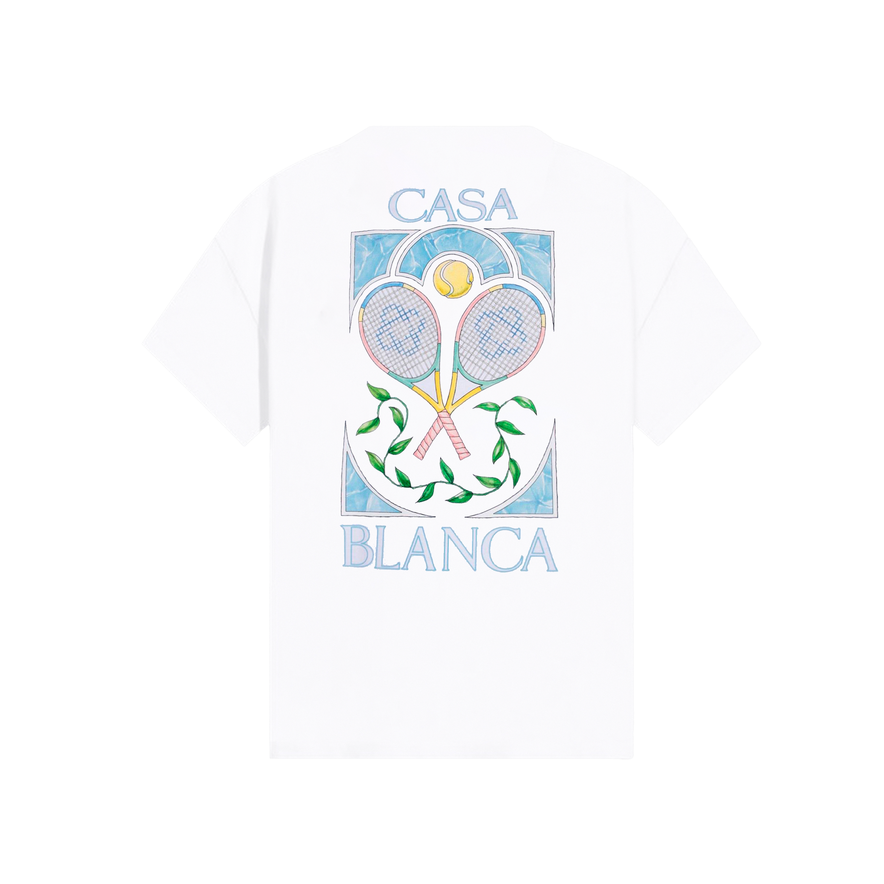 Camiseta Blanca Casablanca Tennis Pastelle