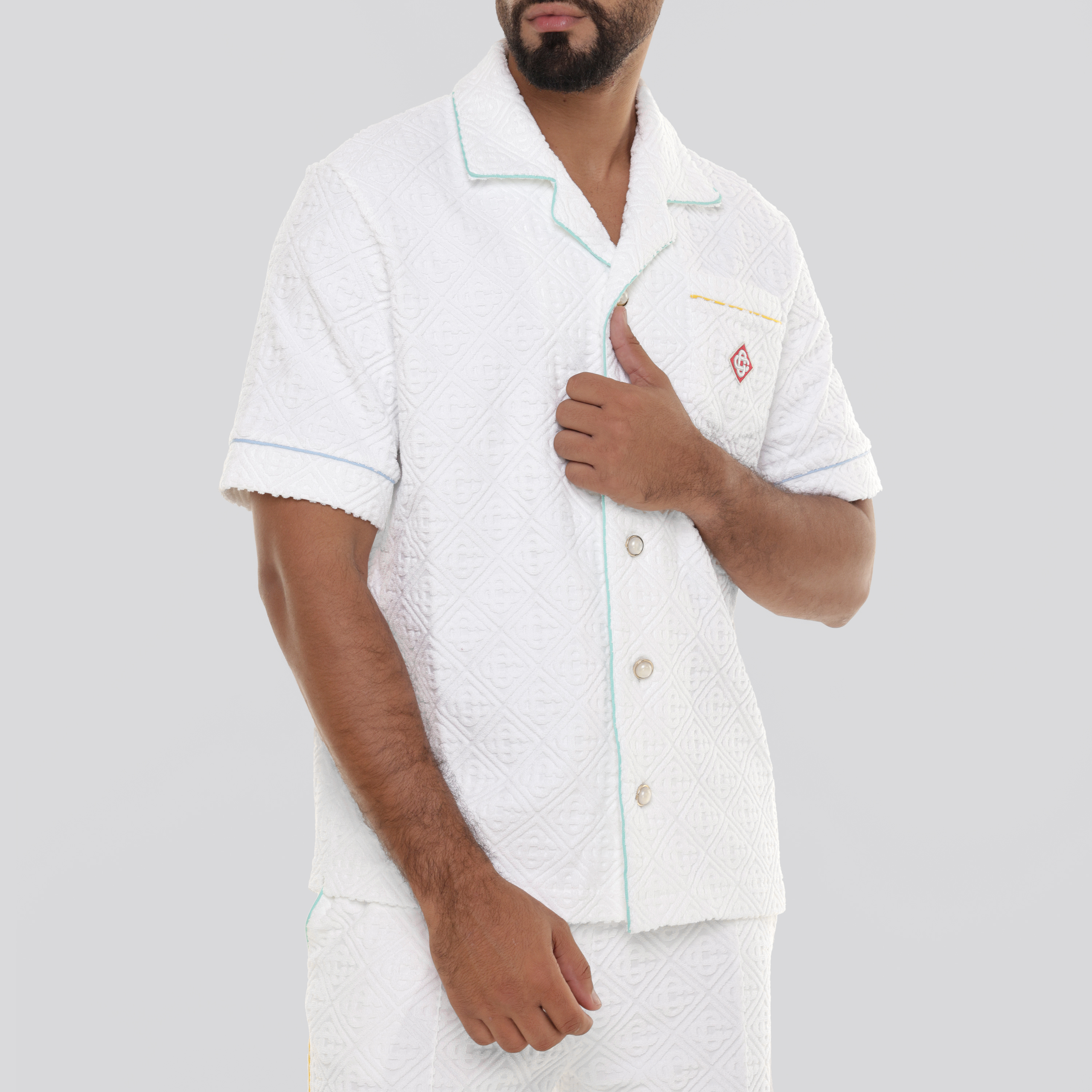 Camisa Blanca Casablanca Monogram