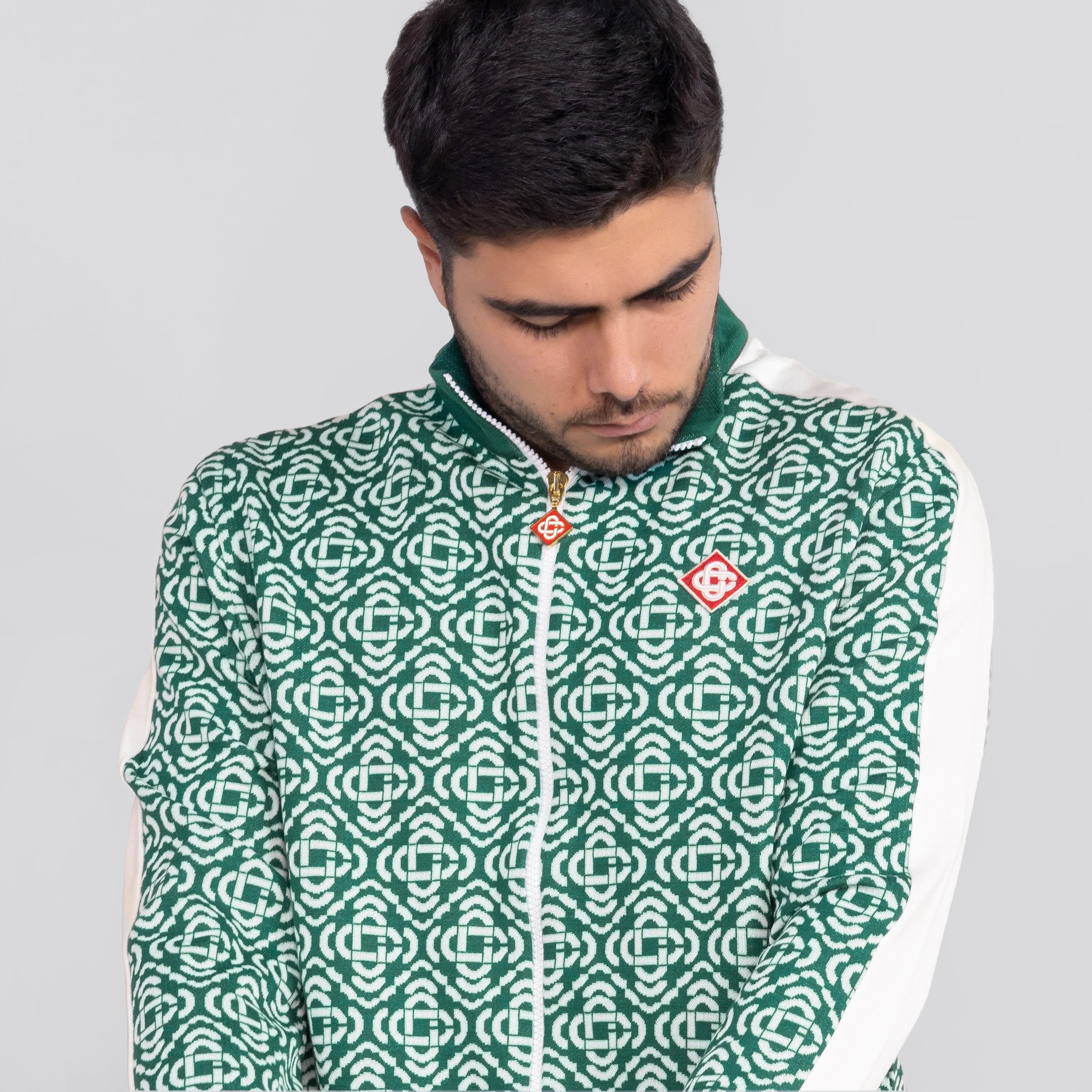 Chaqueta Verde Casablanca Monogram