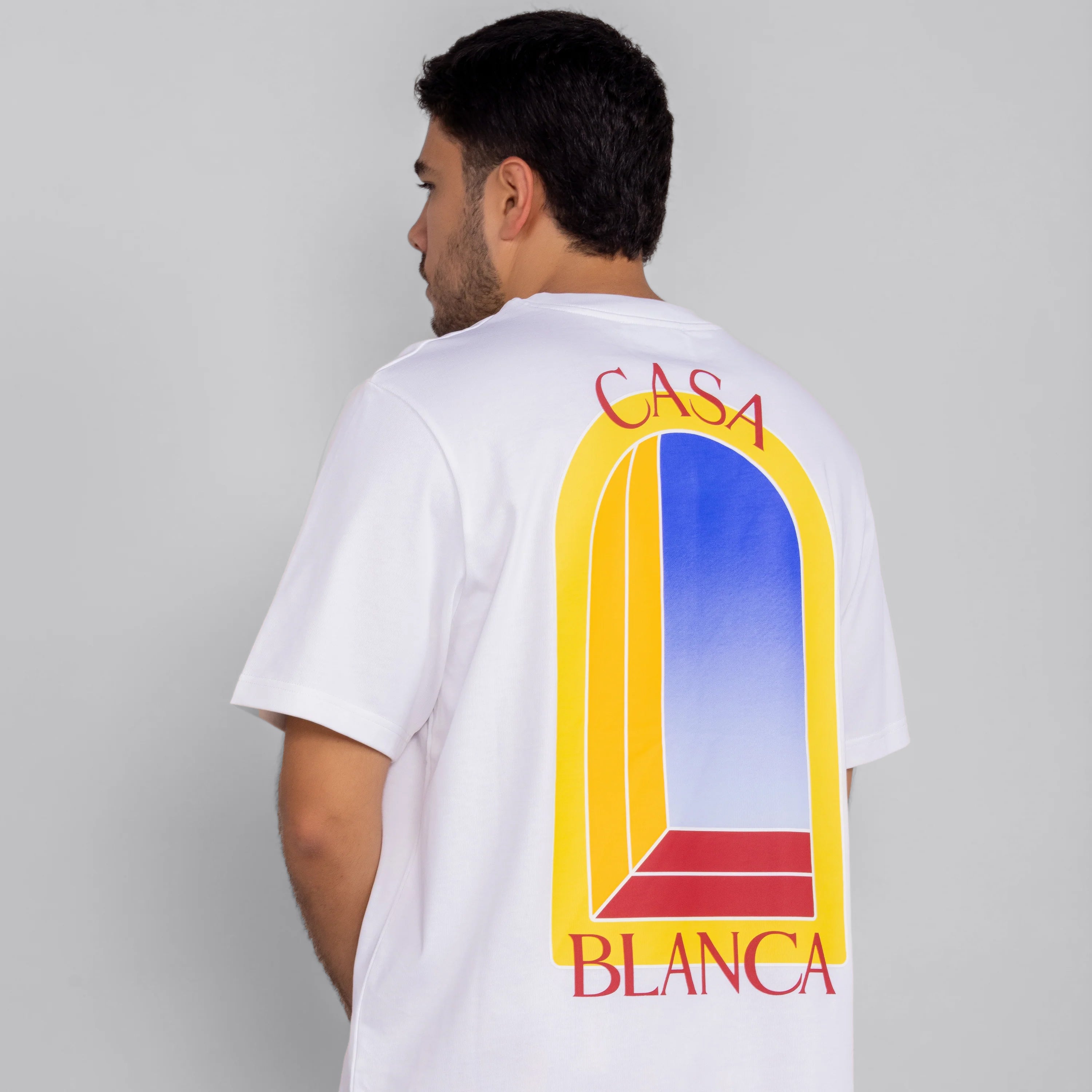 Camiseta Blanca Casablanca L'Arche De Jour Printed