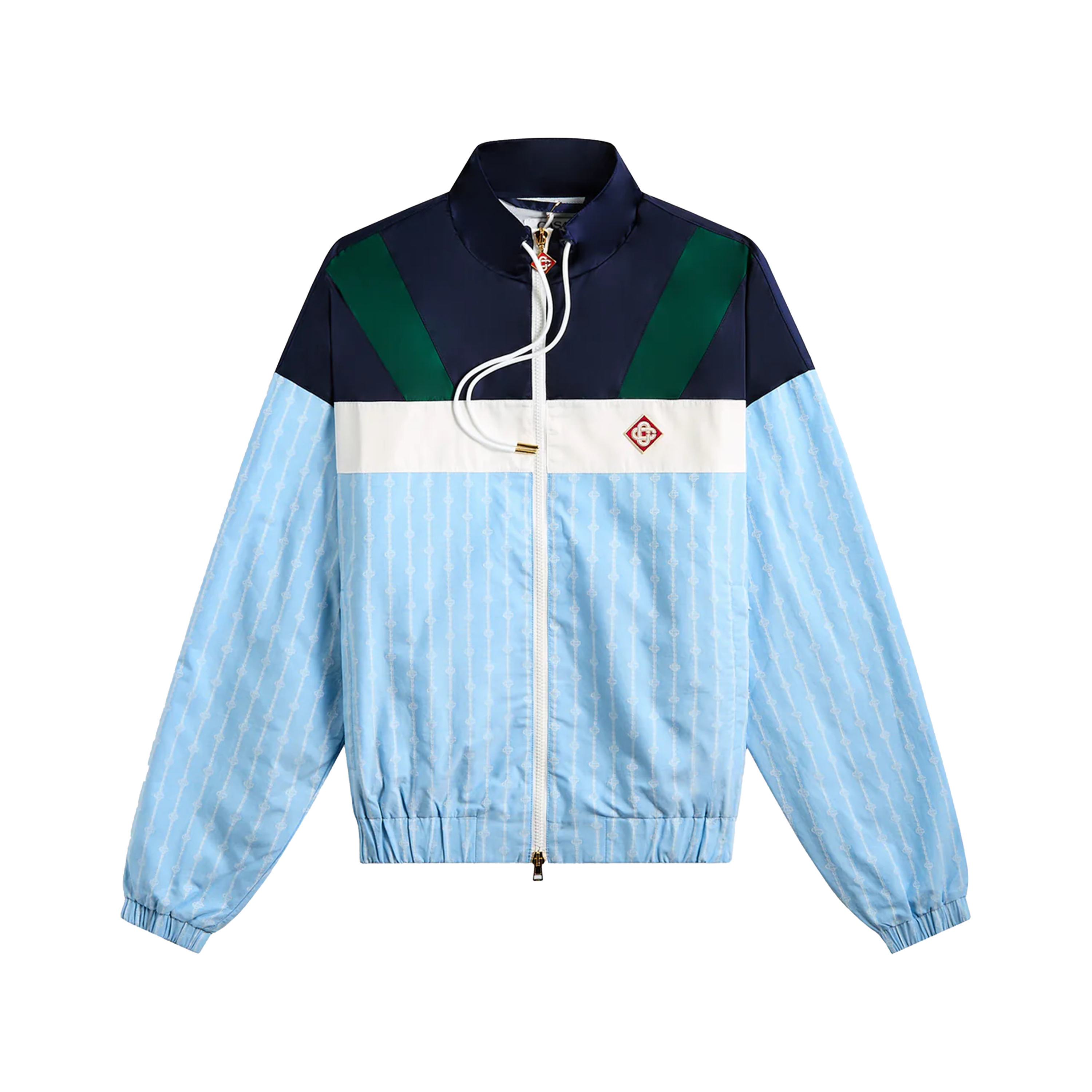 Chaqueta Celeste Casablanca Logo
