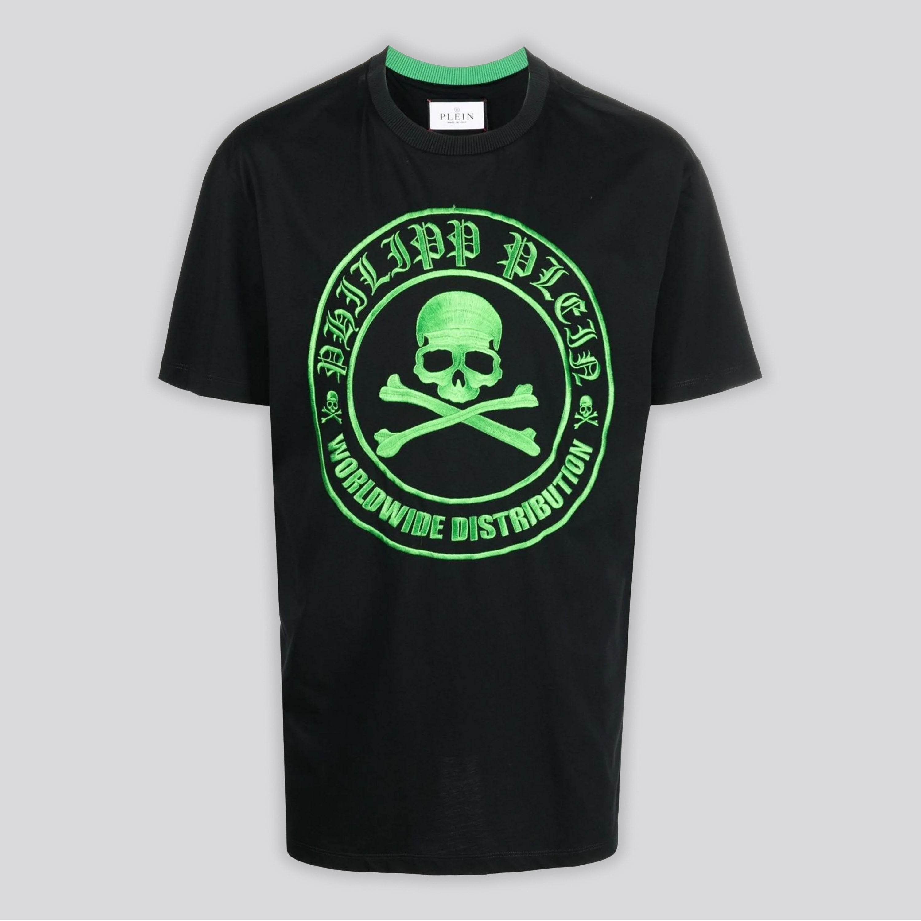 Camiseta Negra Philipp Plein Skull&Bones