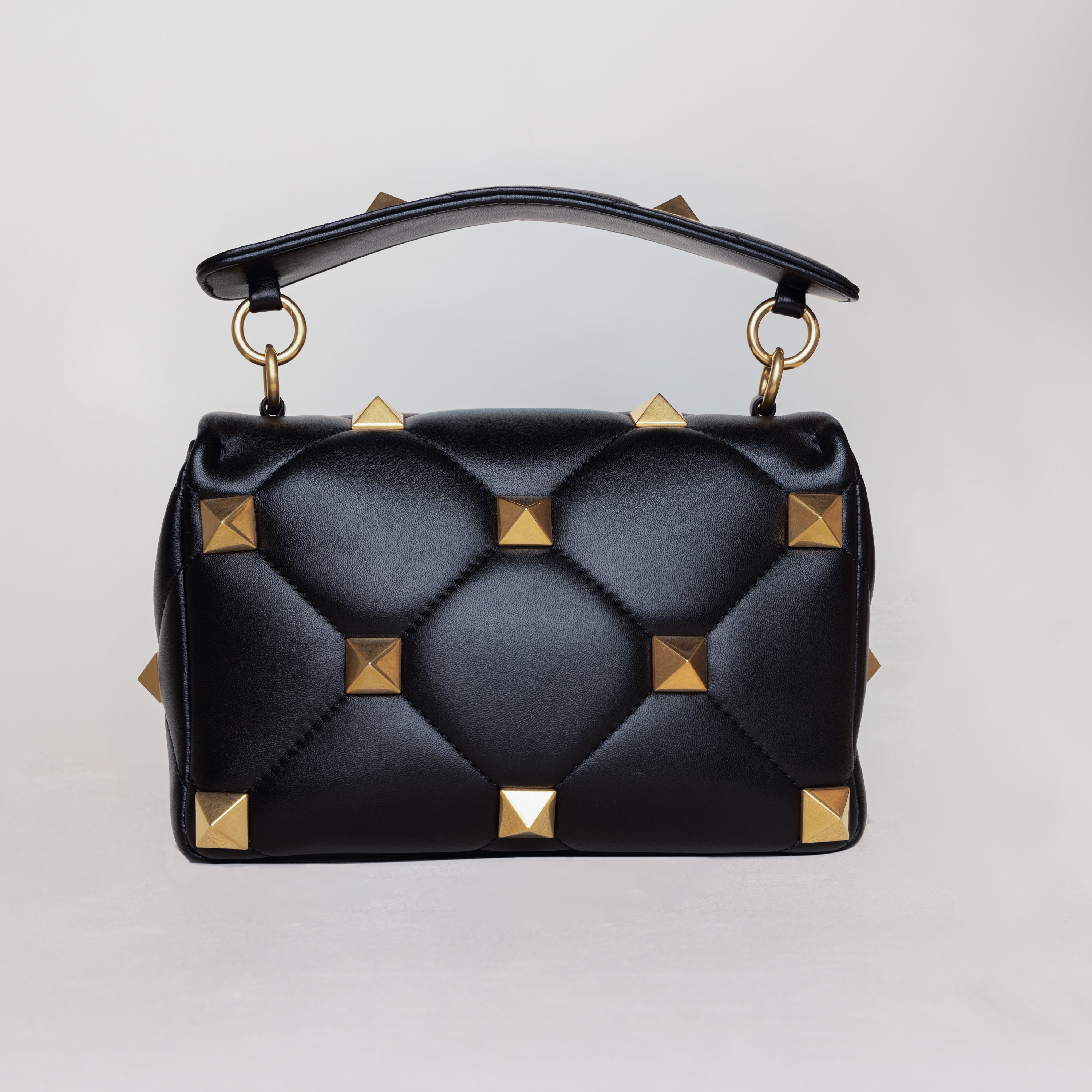 Bolso Pequeño Negro Valentino Roman Stud Bag