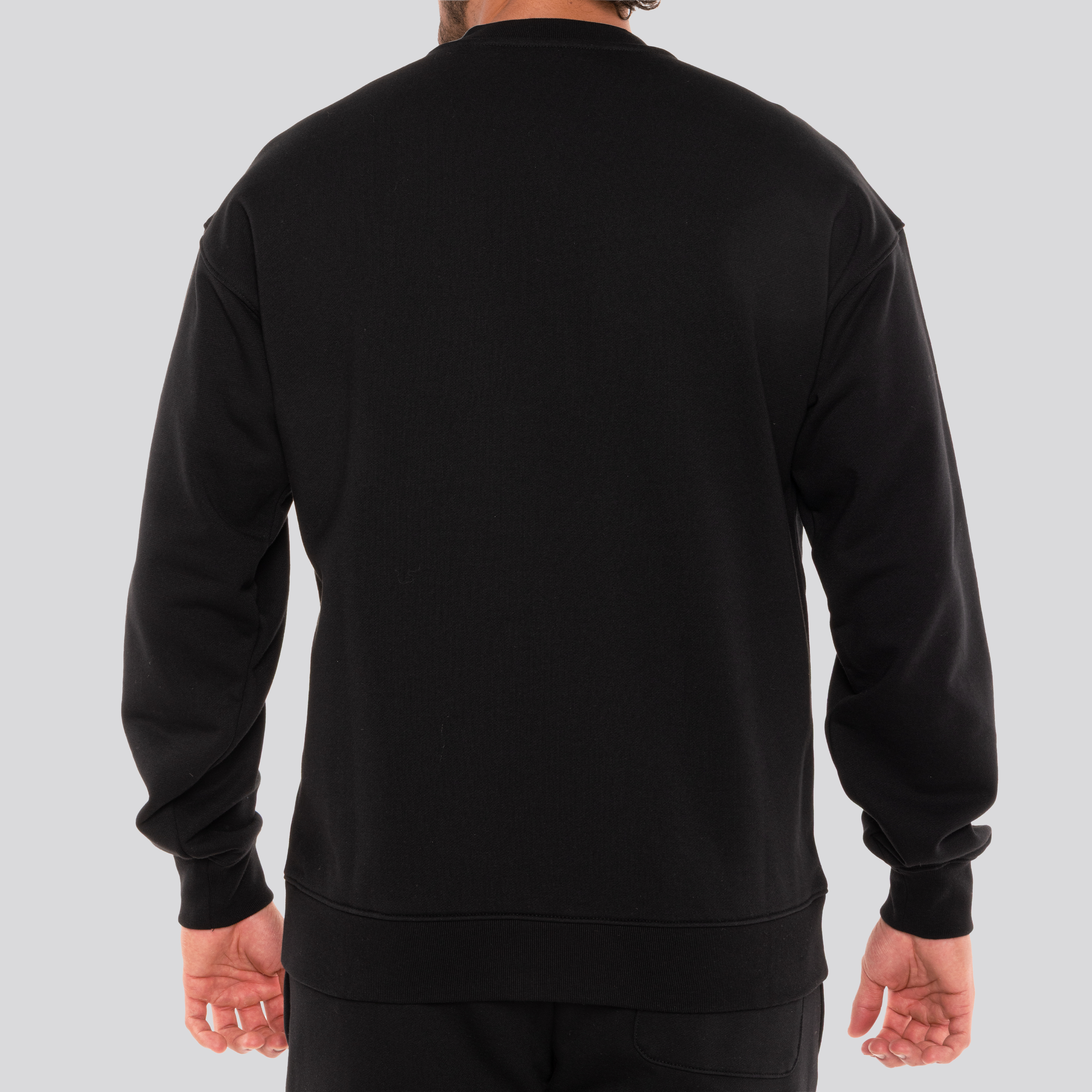 Buzo Negro Moschino Logo