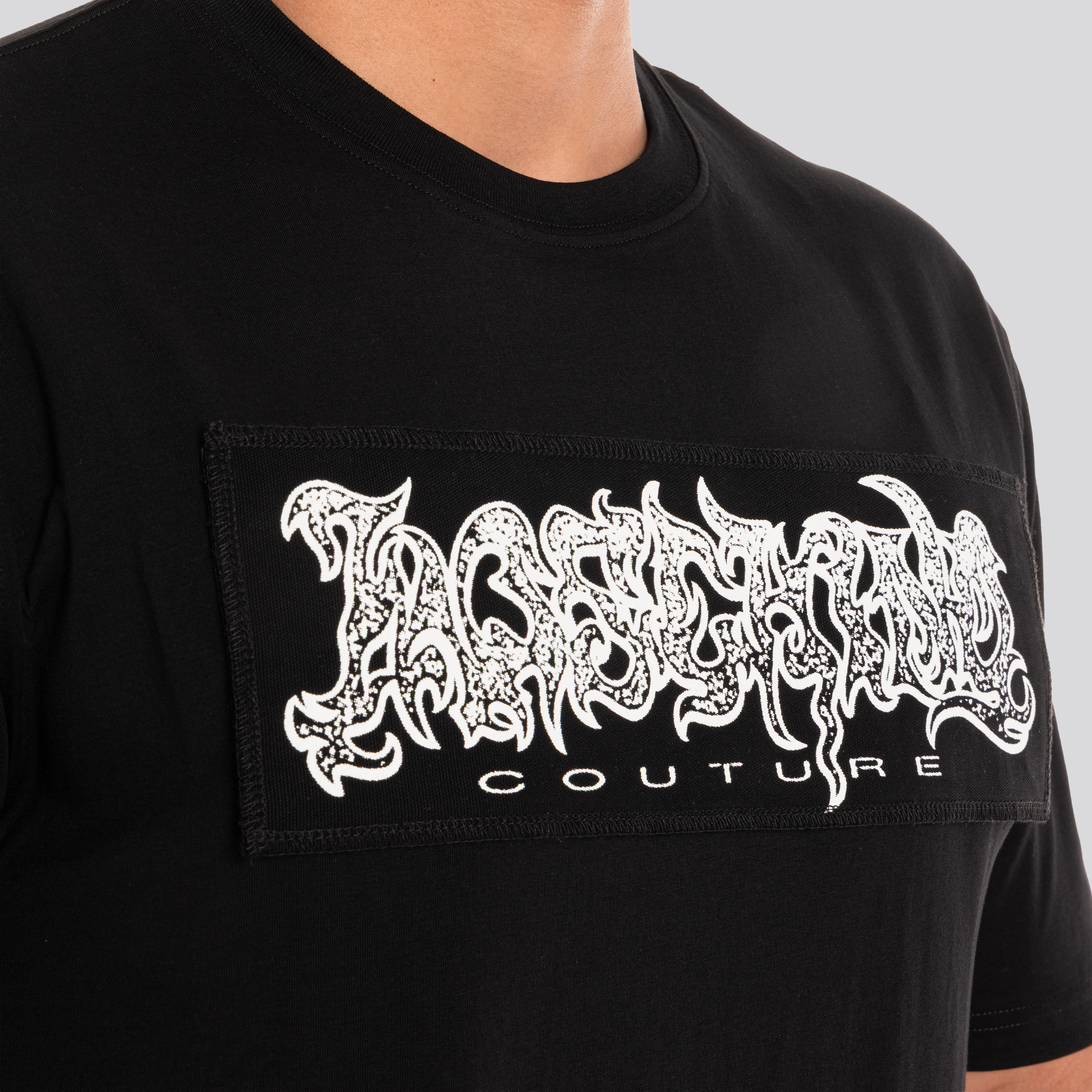 Camiseta Negra Moschino Couture