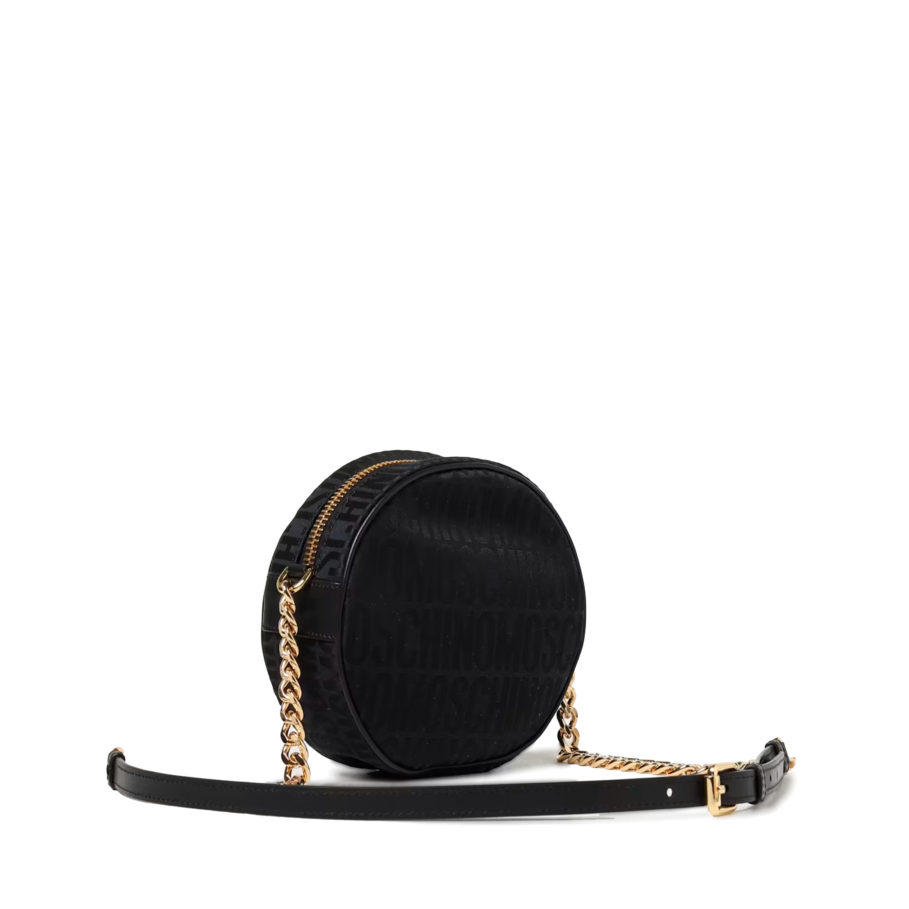 Cartera Negra Moschino Monogram