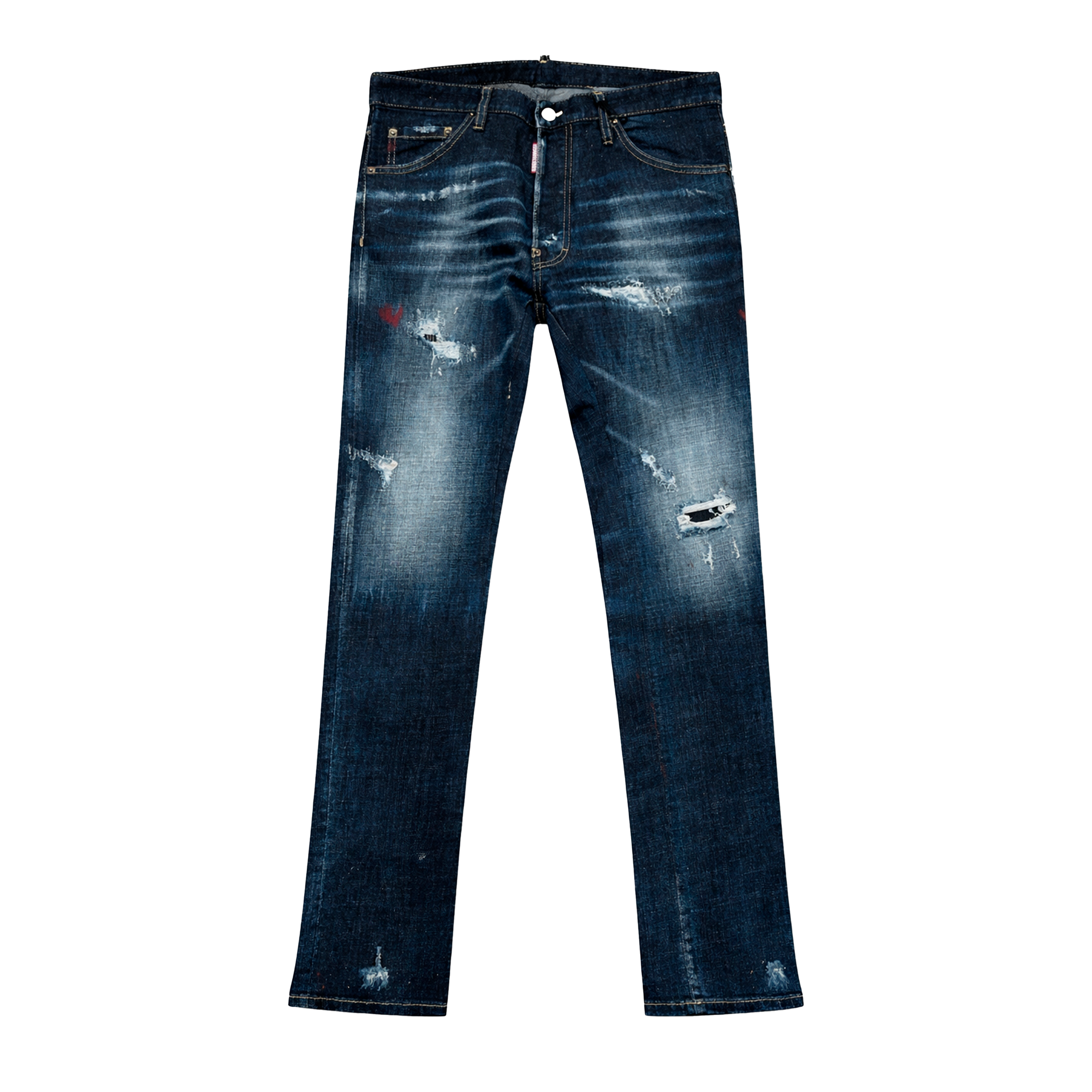 Jeans Denim Dsquared2 Relax Corazón Largo