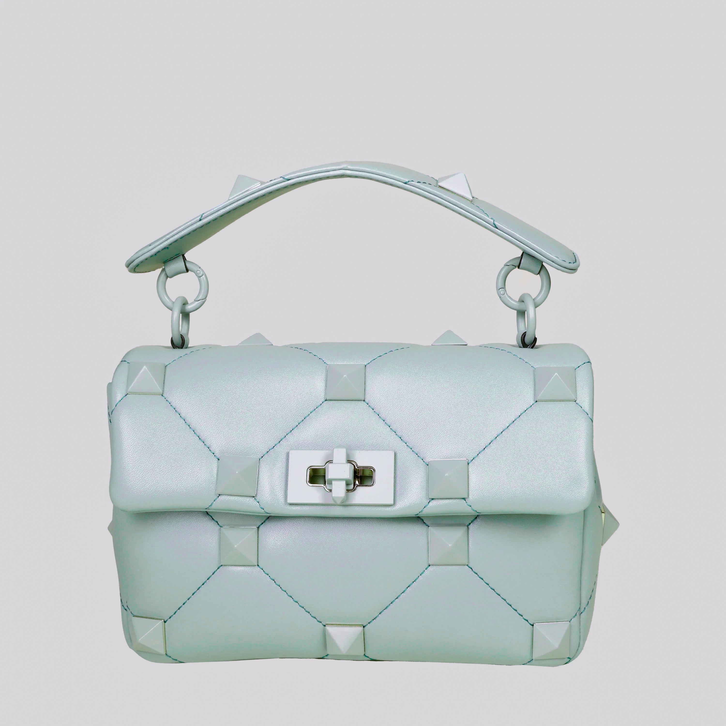 Bolso Verde Valentino Roman Stud Bag
