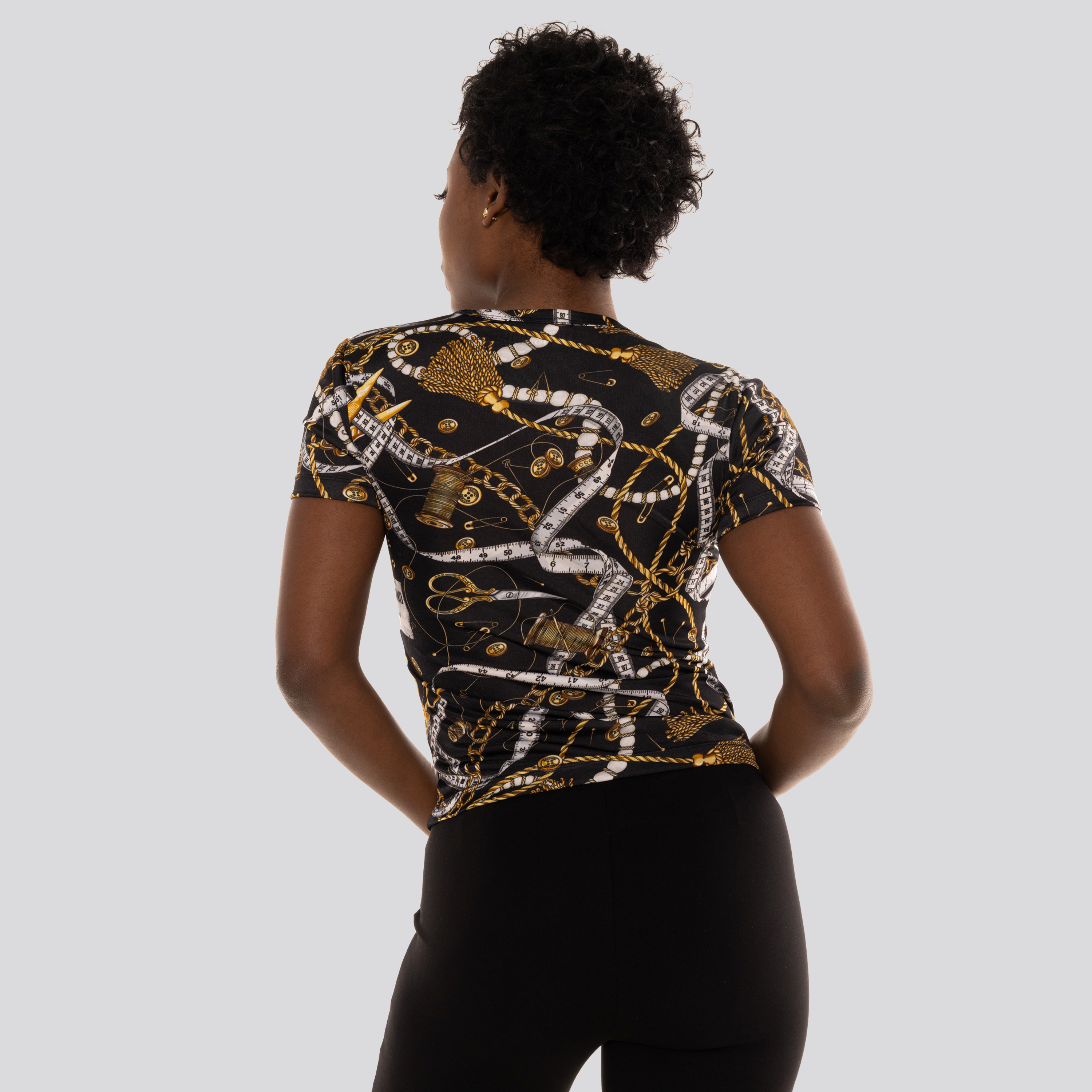 Camiseta Negra Moschino Taylor