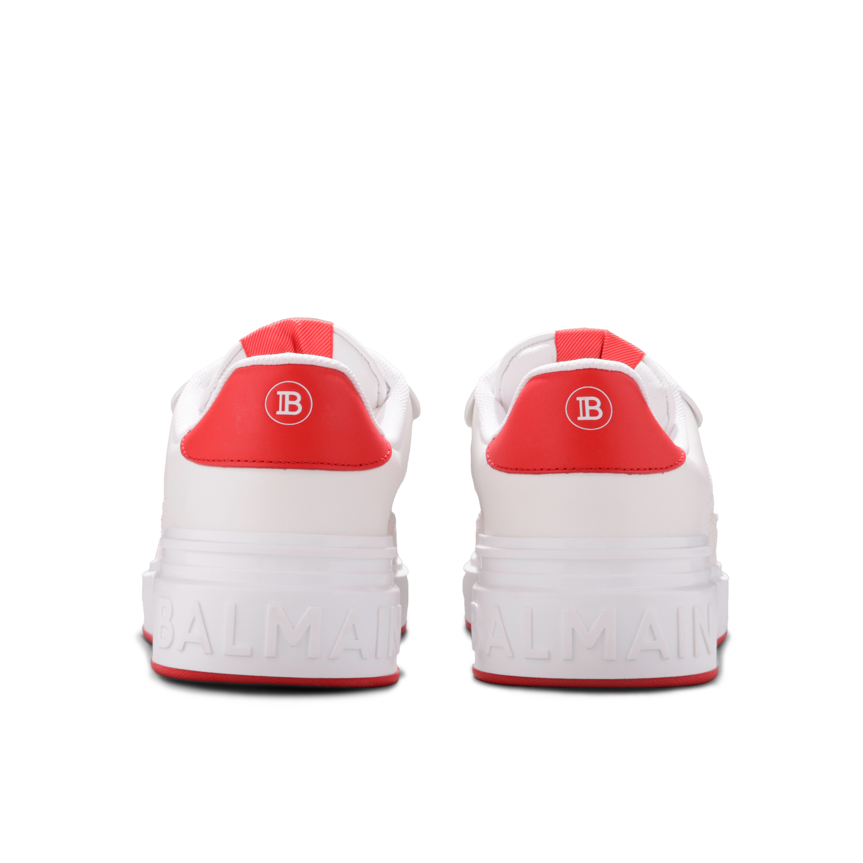 Sneakers Blancos Rojo Balmain B-Court