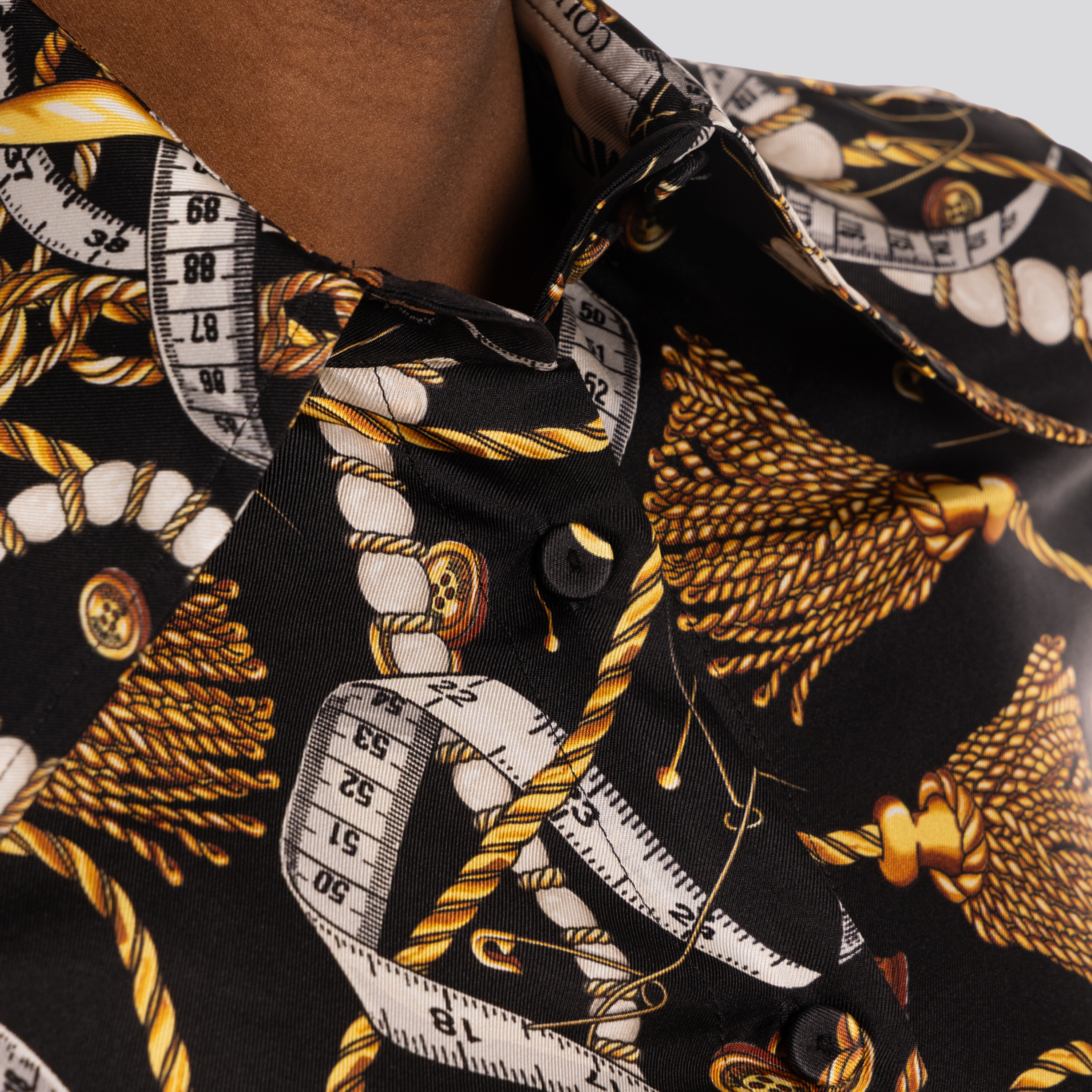 Camisa Negra Moschino Taylor