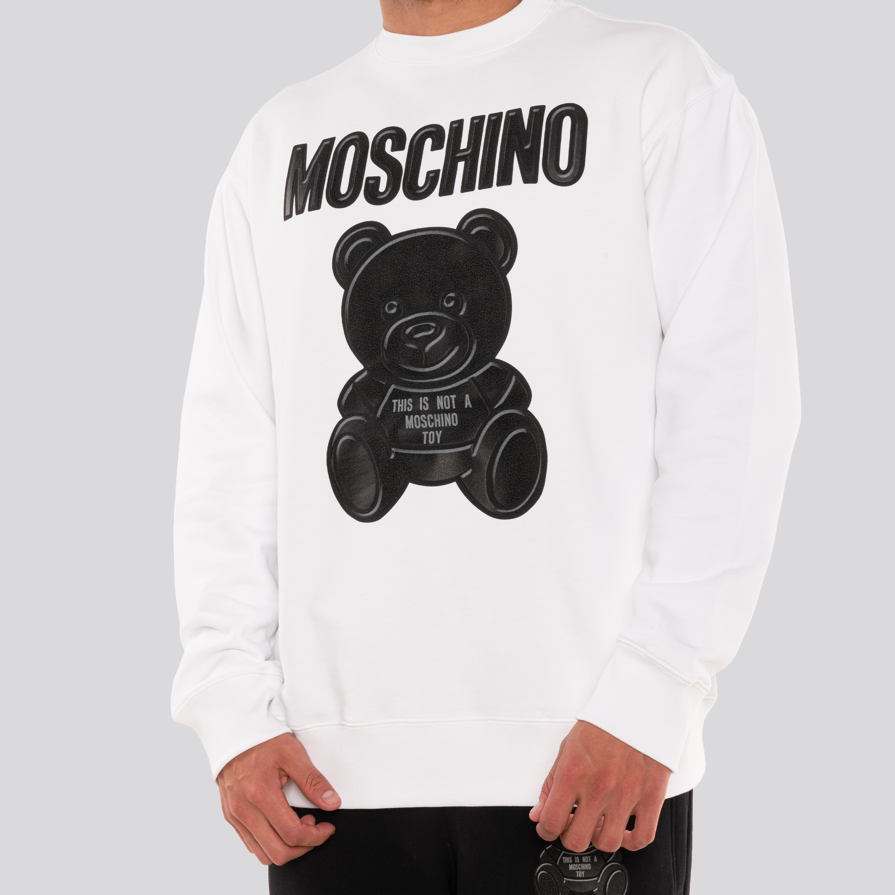 Buzo Blanco Moschino Teddy