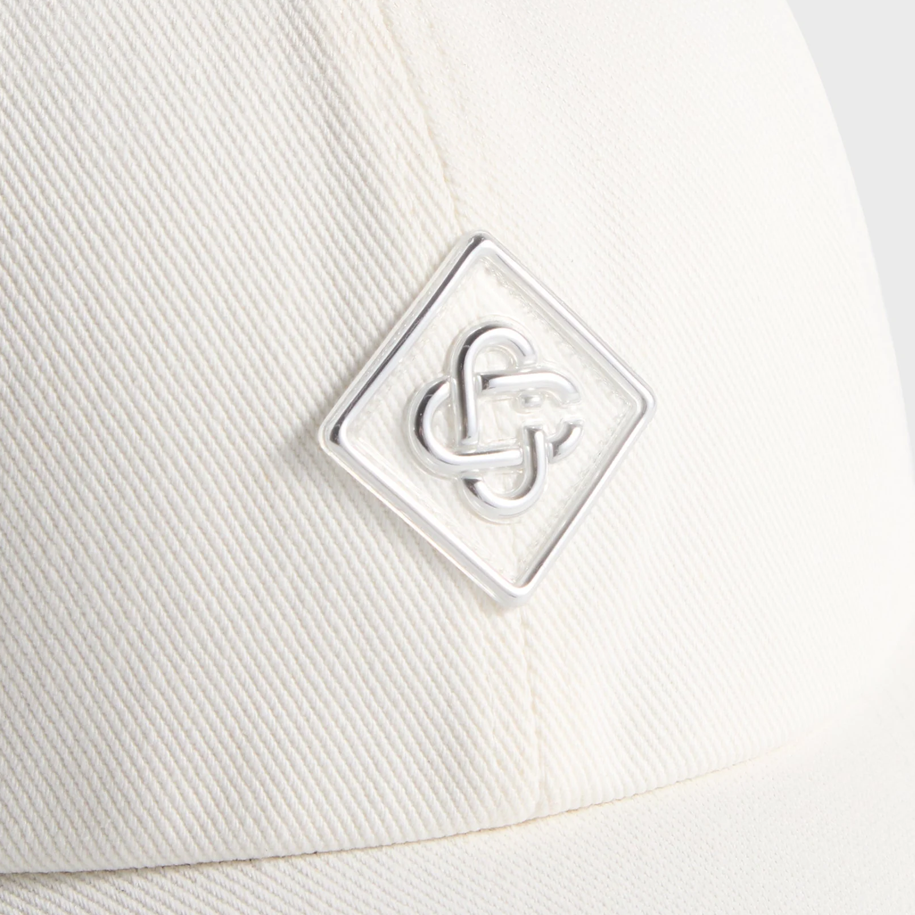 Gorra Blanca Casablanca Silver Cc Logo Patch