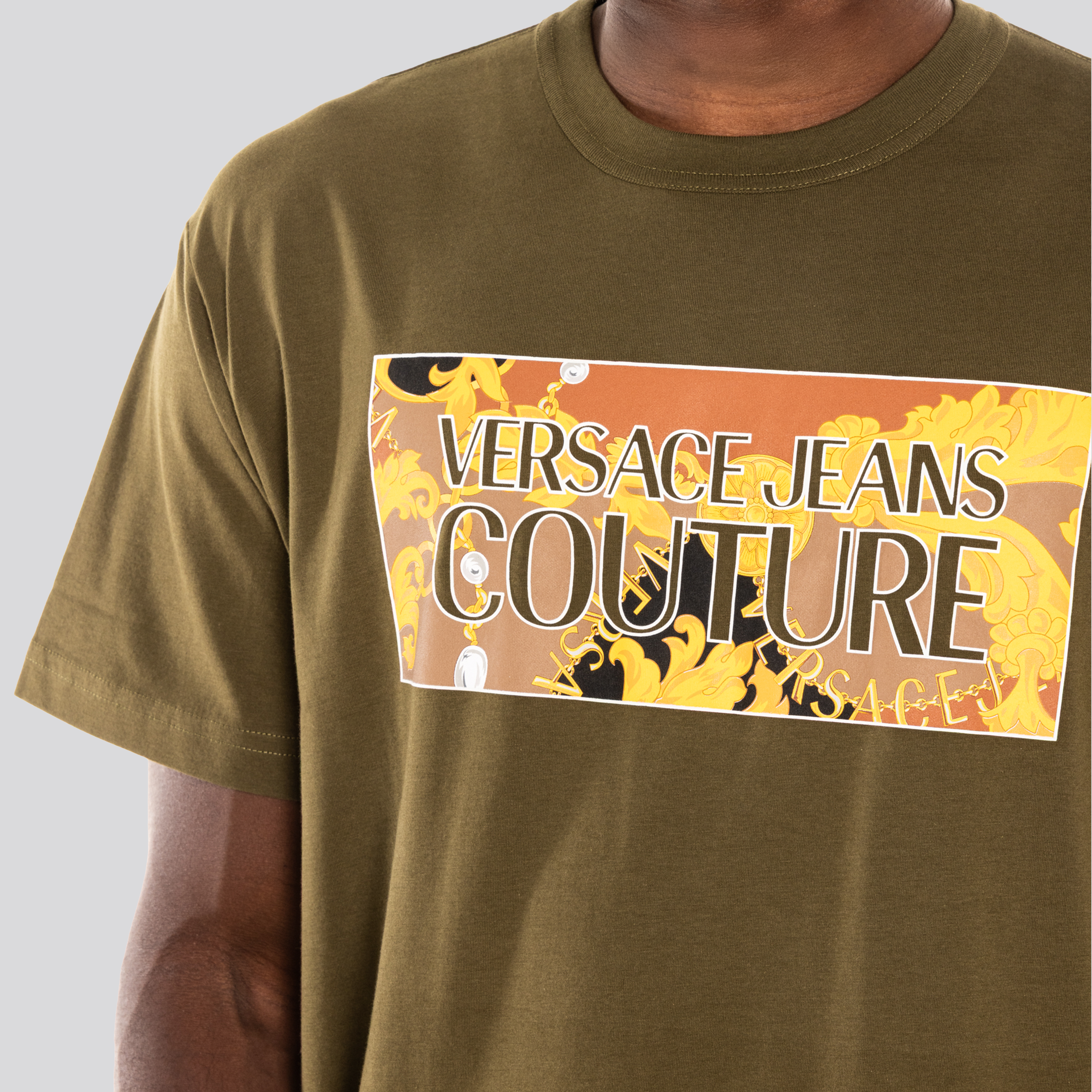 Camiseta Verde Versace Jeans Couture Logo