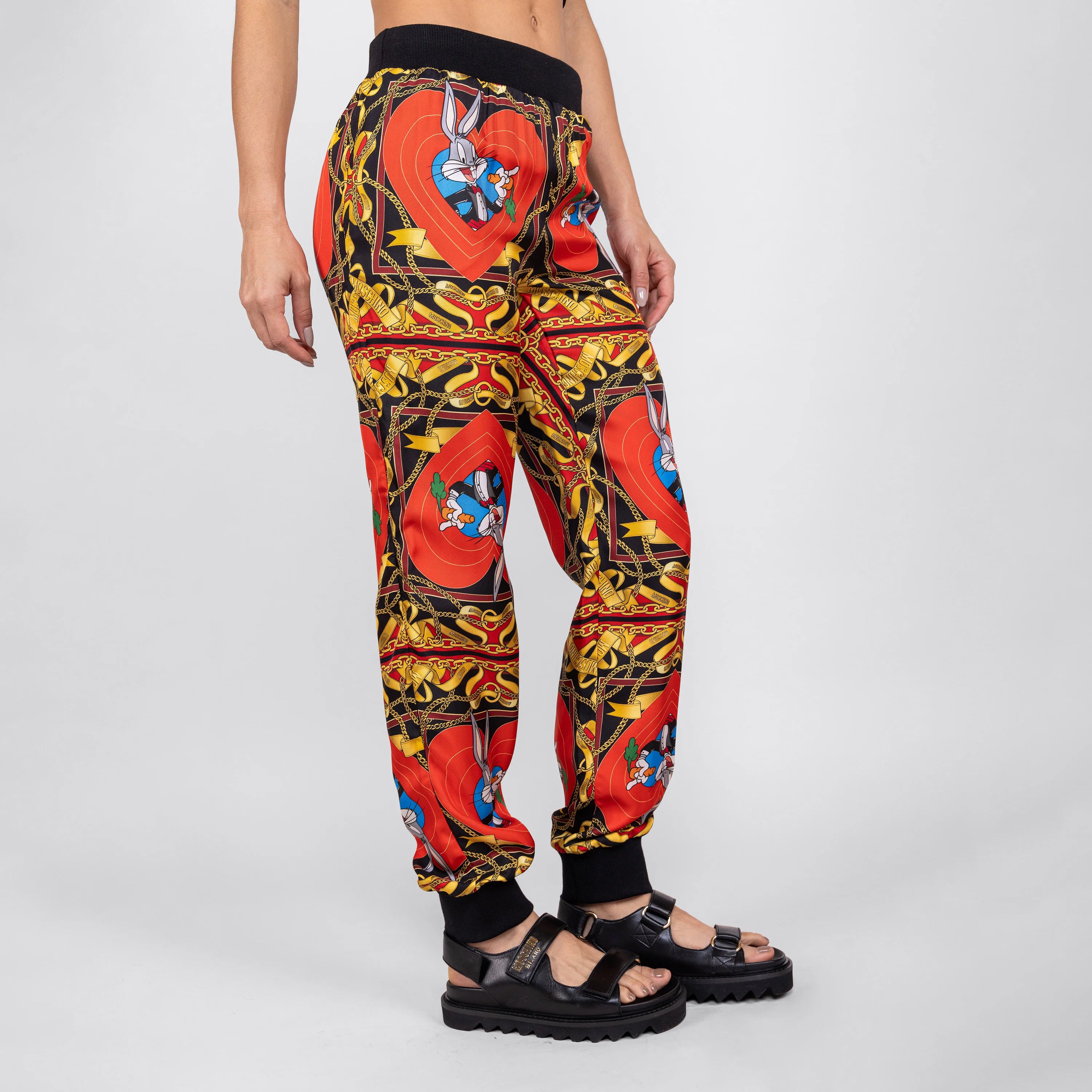 Jogger Rojo Moschino Couture Bad Bunny