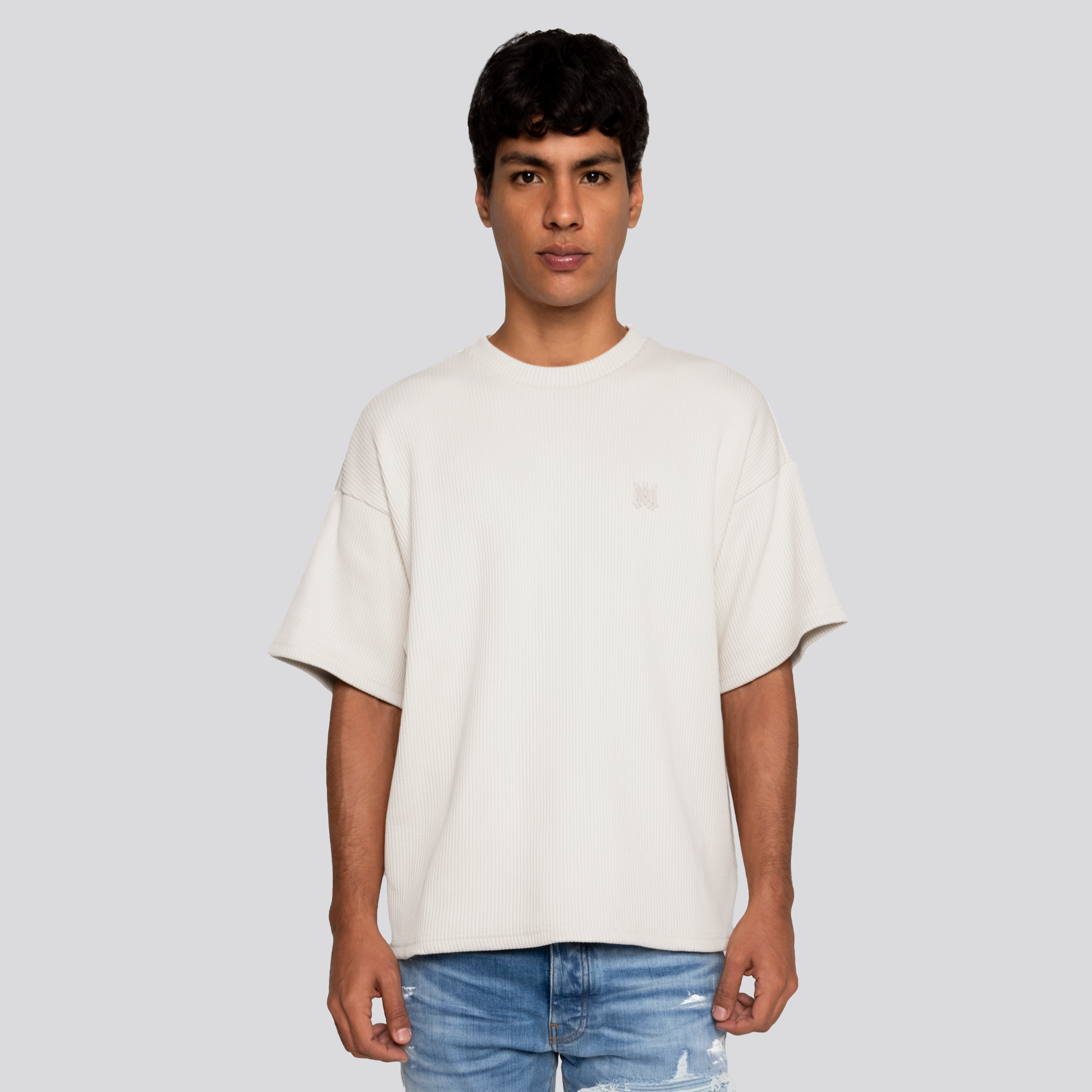 Camiseta Beige AMIRI Heavy Rib