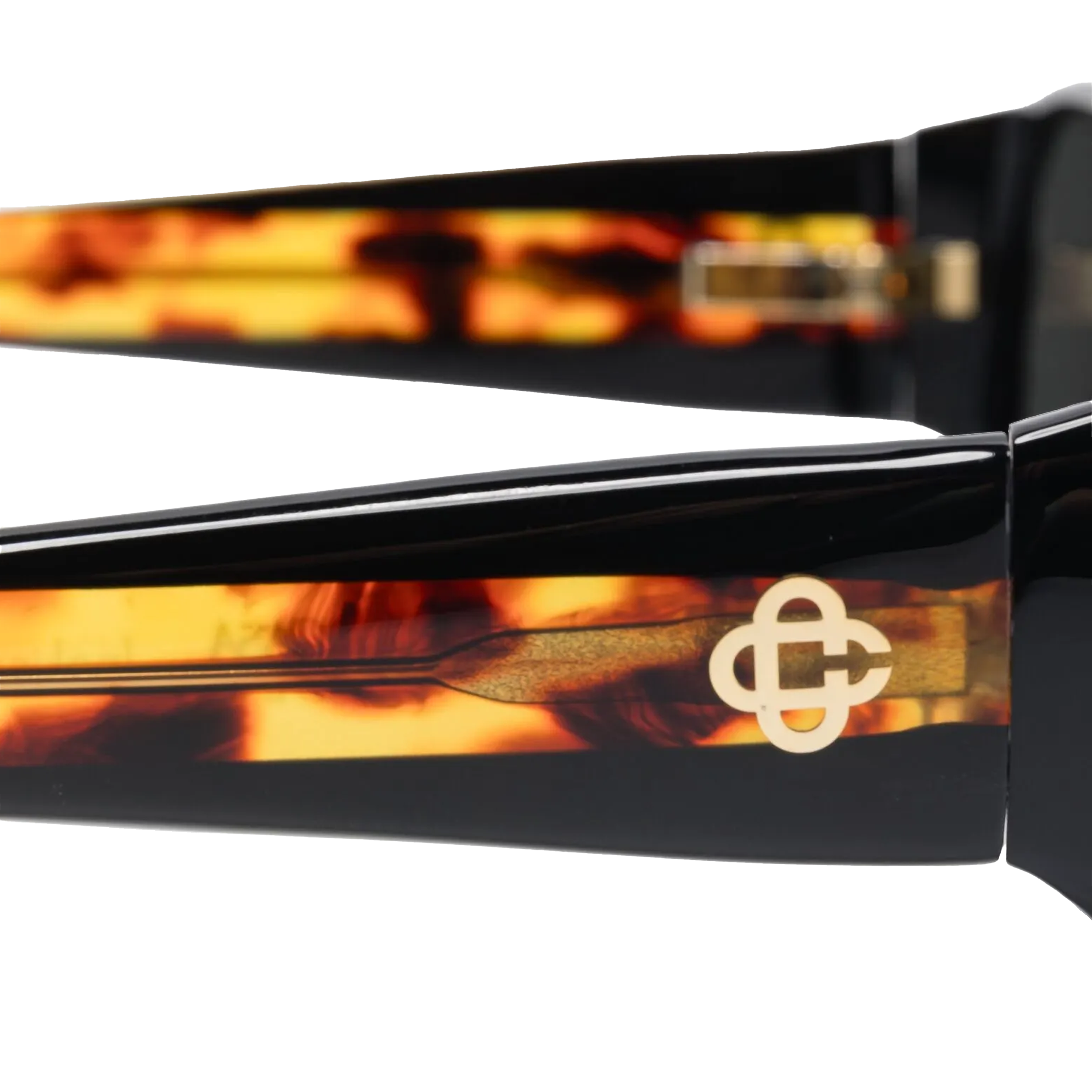 Gafas Negro Casablanca Rectangular Comb Acetate