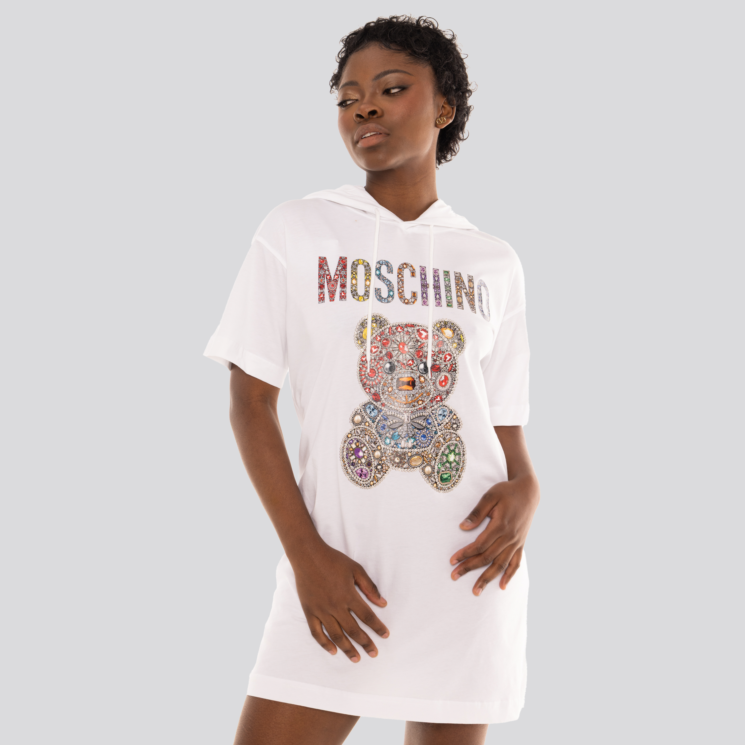 Vestido Blanco Moschino Teddy