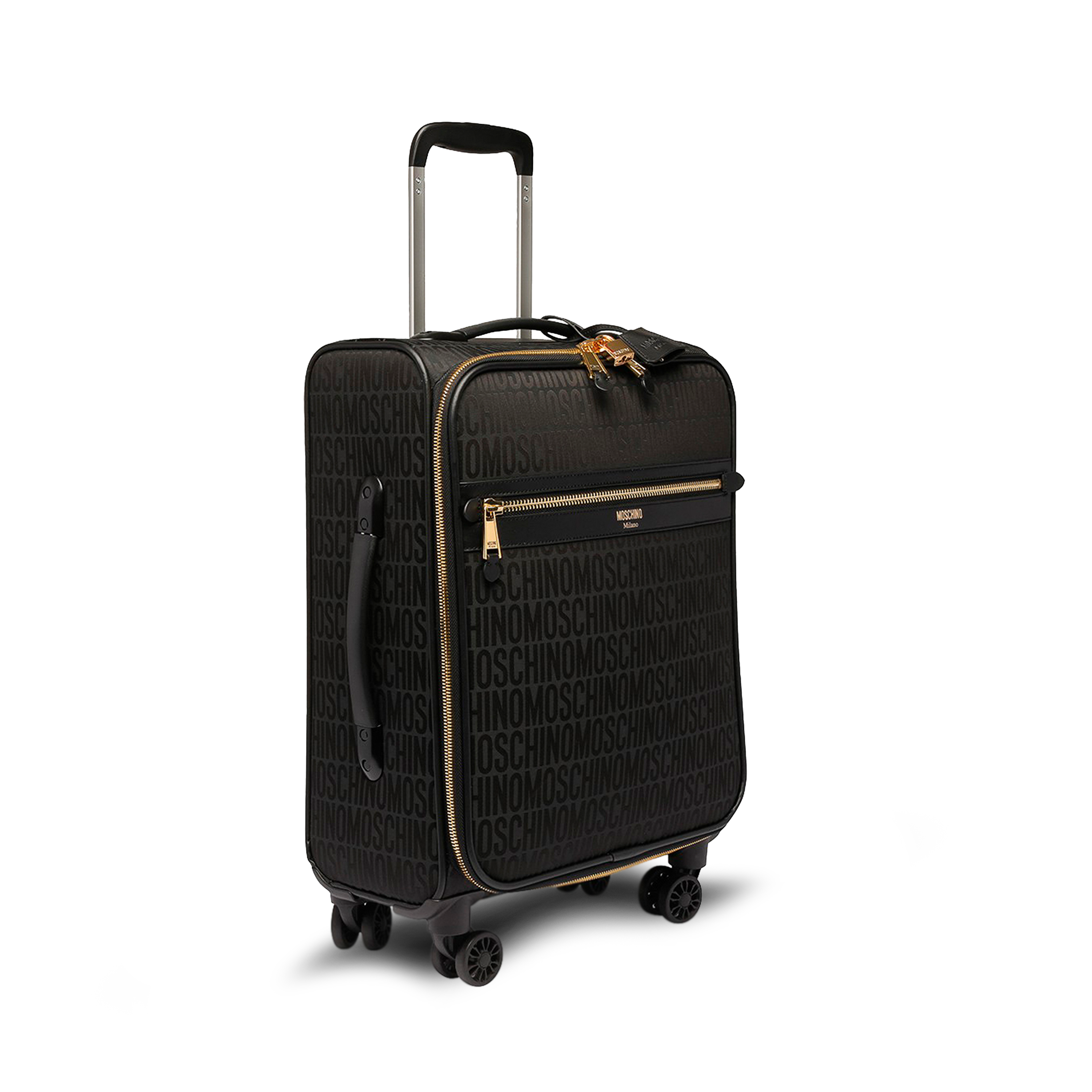 Maleta Negro Moschino Monogram
