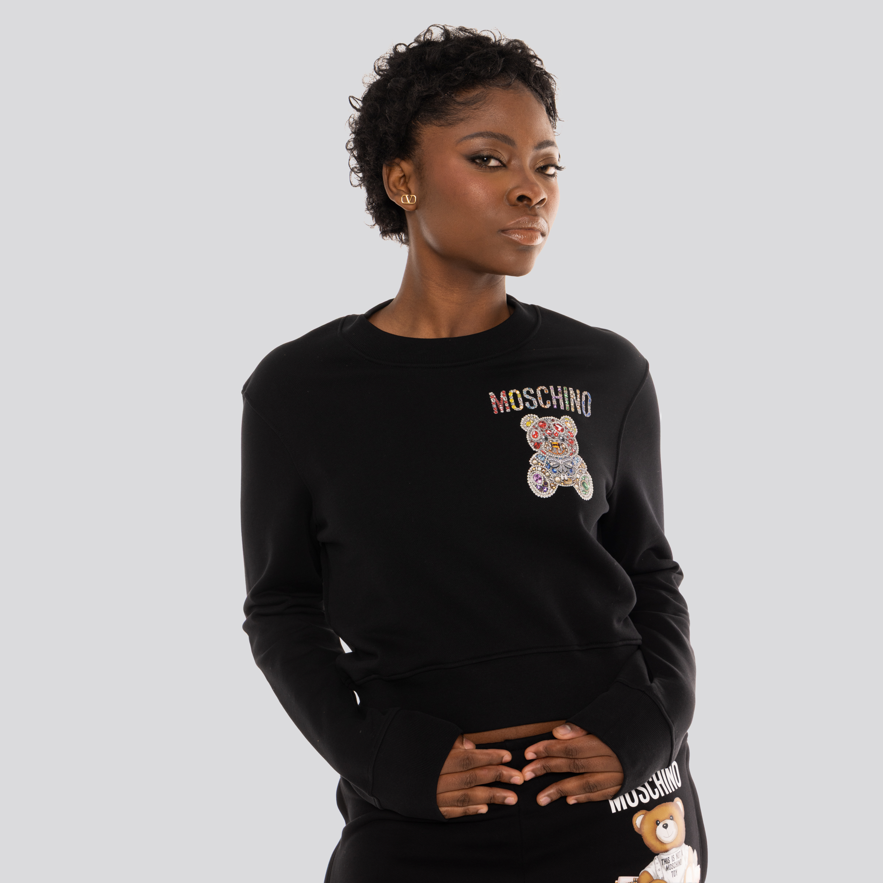 Buzo Negro Moschino Sweater Black Moschinno Toy Rocks