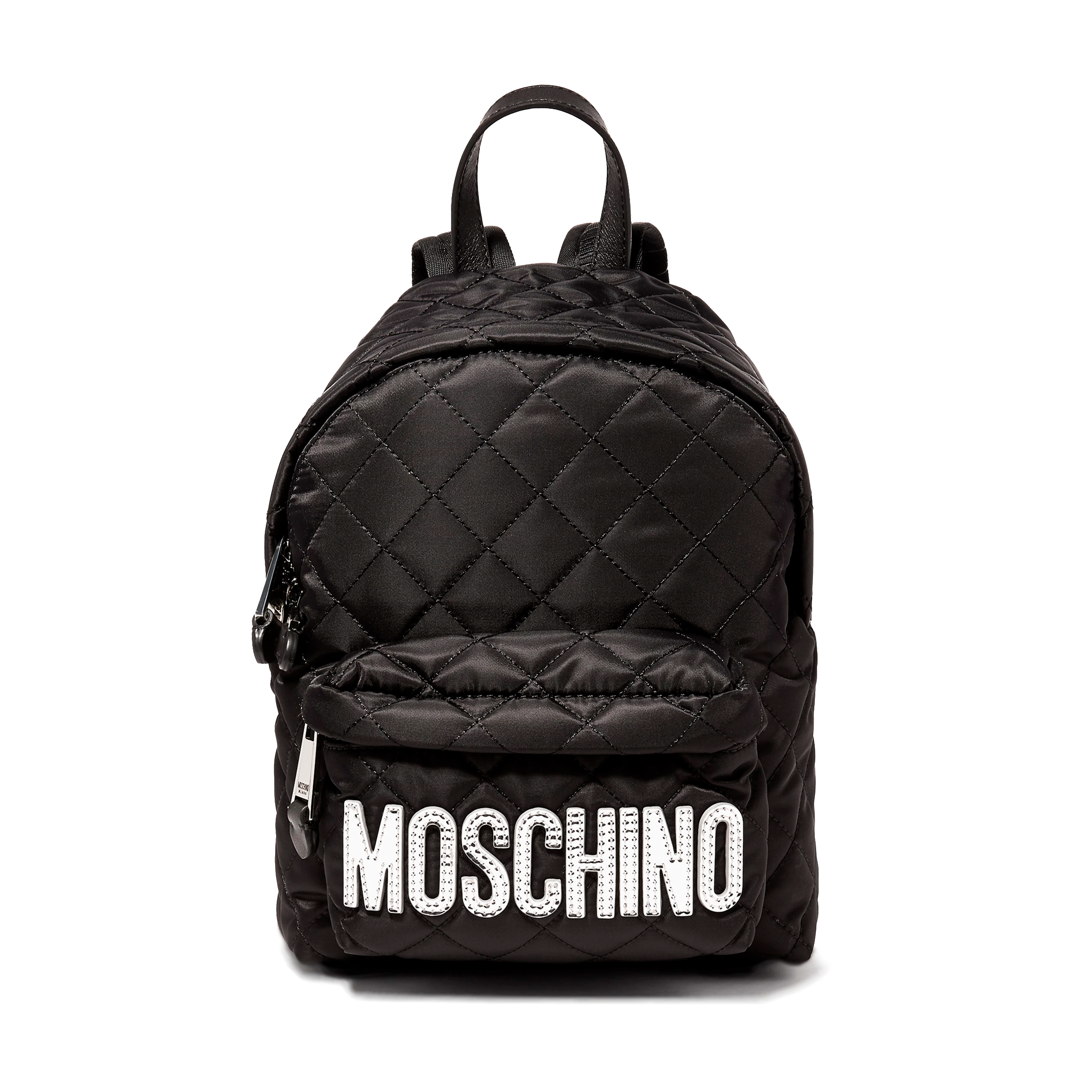 Mochila Negra Moschino Logo