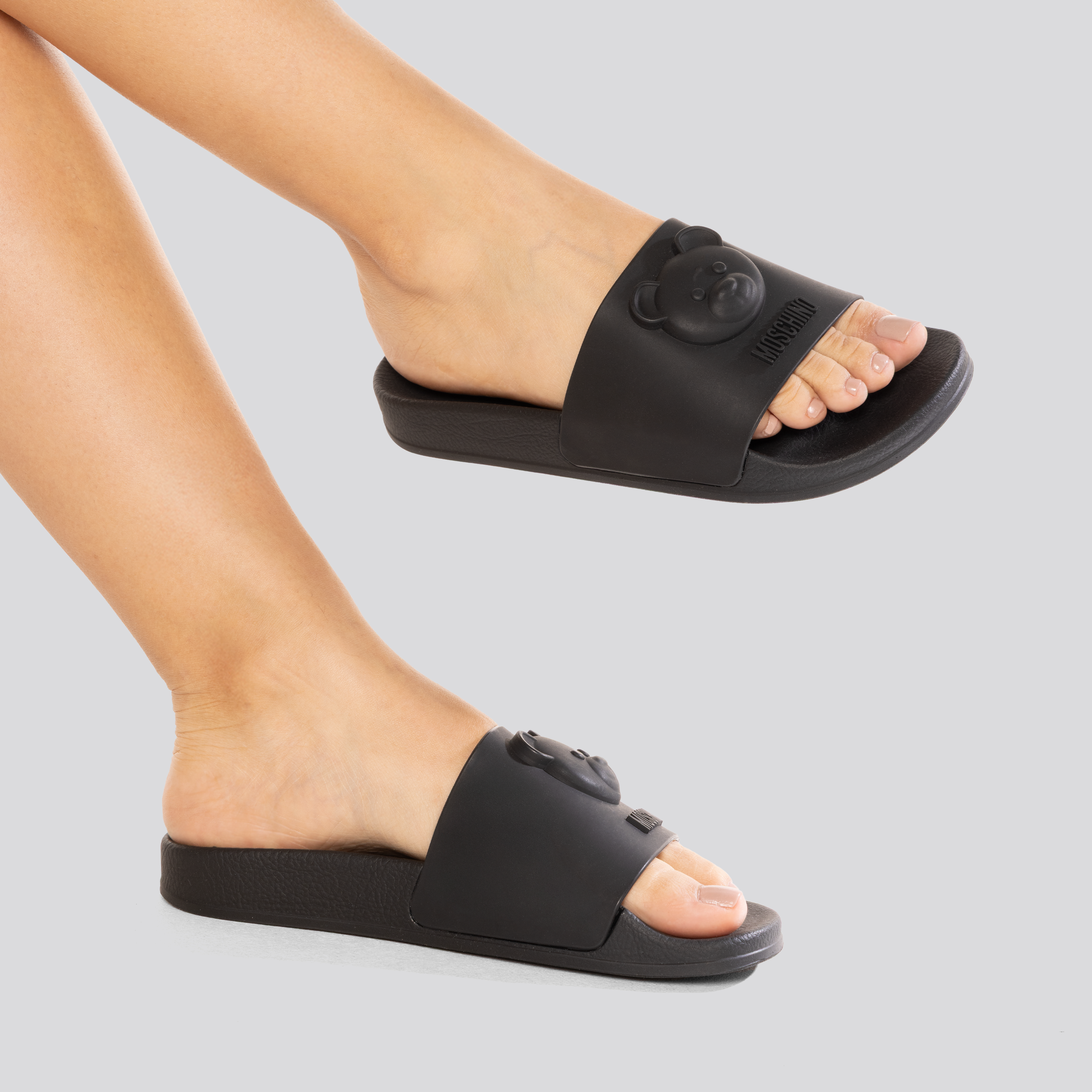 Sandalias Negras Moschino Toy